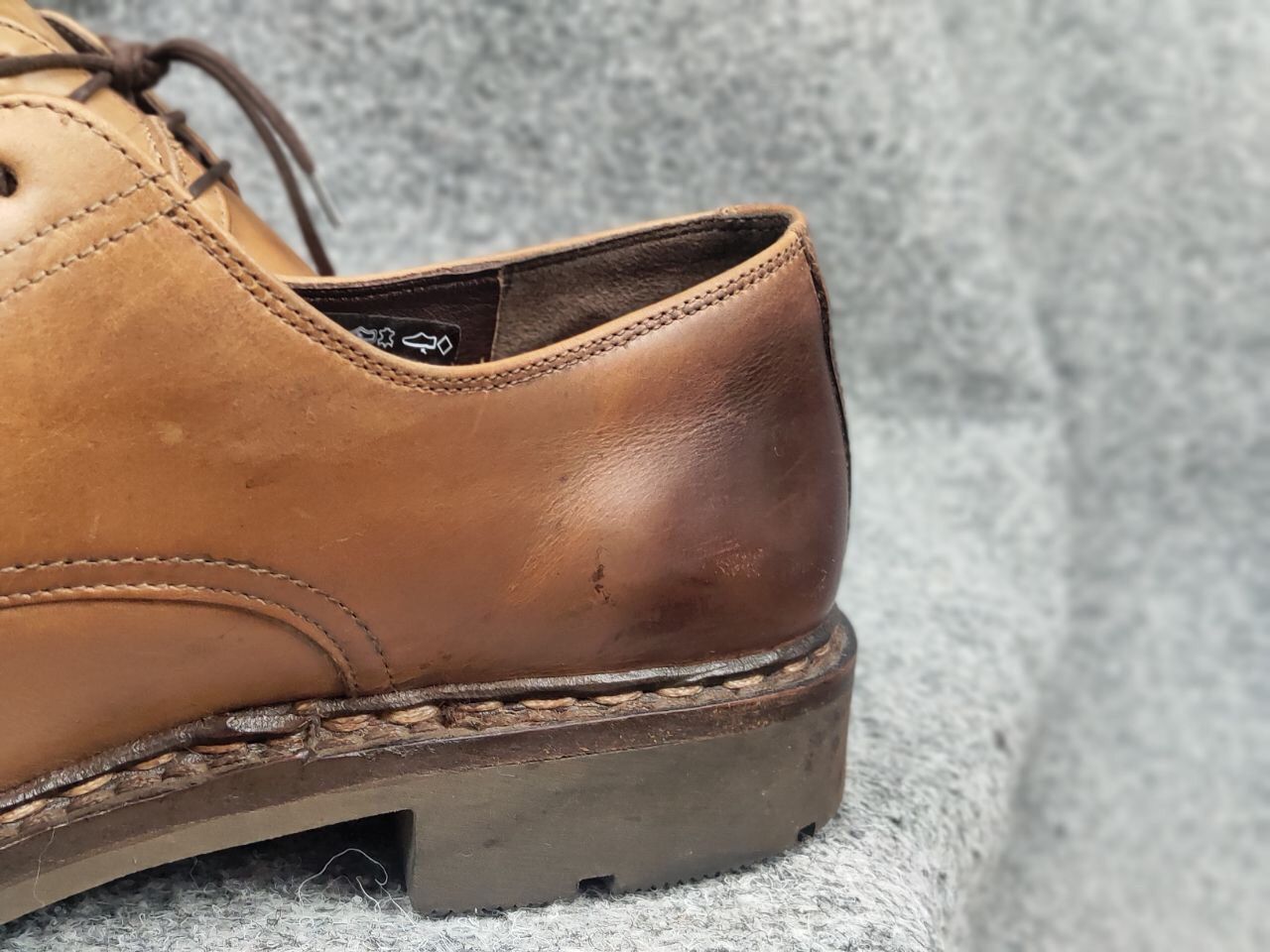 Designer × Mephisto Mephisto Brown Derby Classic Mens Lace Up Shoes Size US 11 / EU 44 - 21 Thumbnail