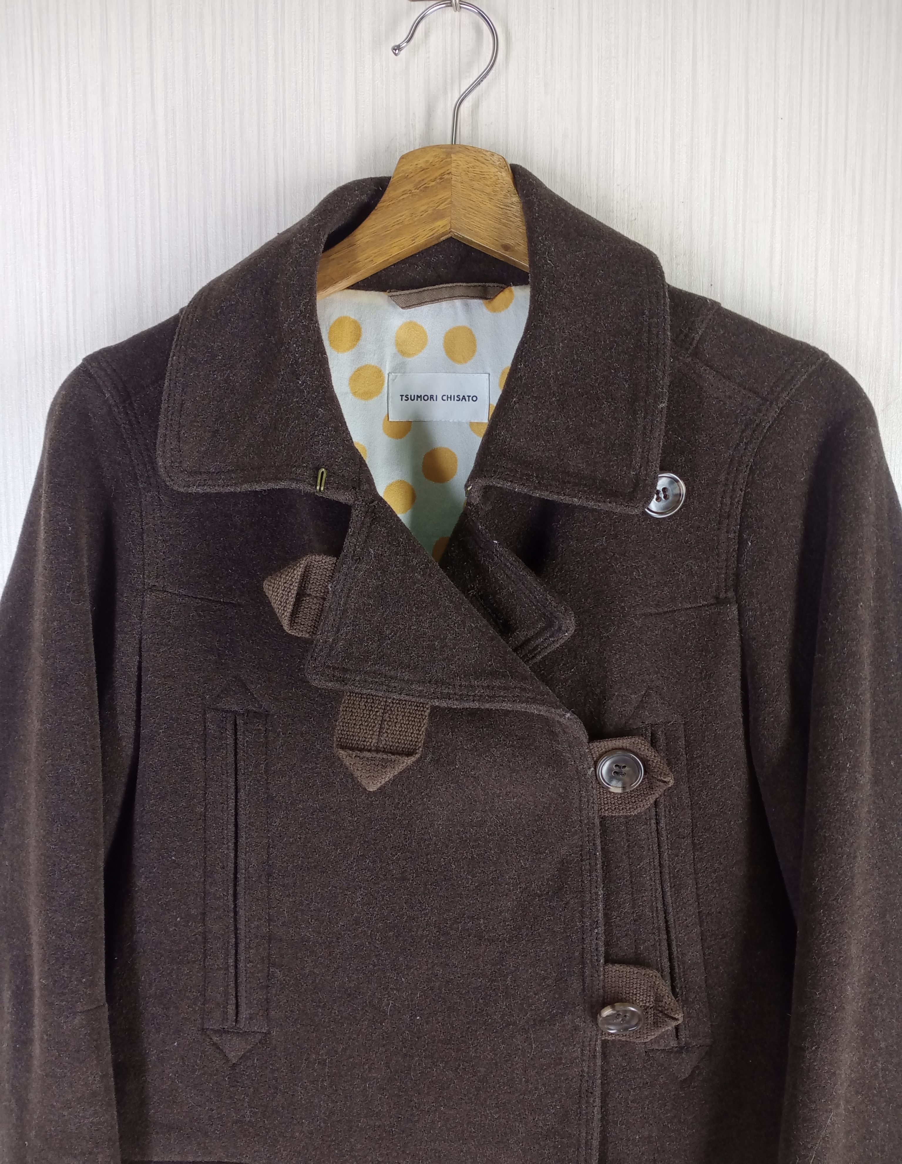 Tsumori Chisato Rare Vintage Issey Miyake Tsumori Chisato Wool Coat Jacket Size US M / EU 48-50 / 2 - 4 Thumbnail