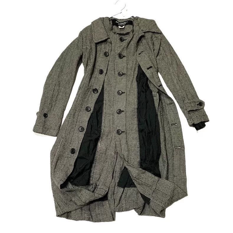 Junya Watanabe gray houndstooth jacket by junya watanabe Size US M / EU 48-50 / 2 - 1 Thumbnail