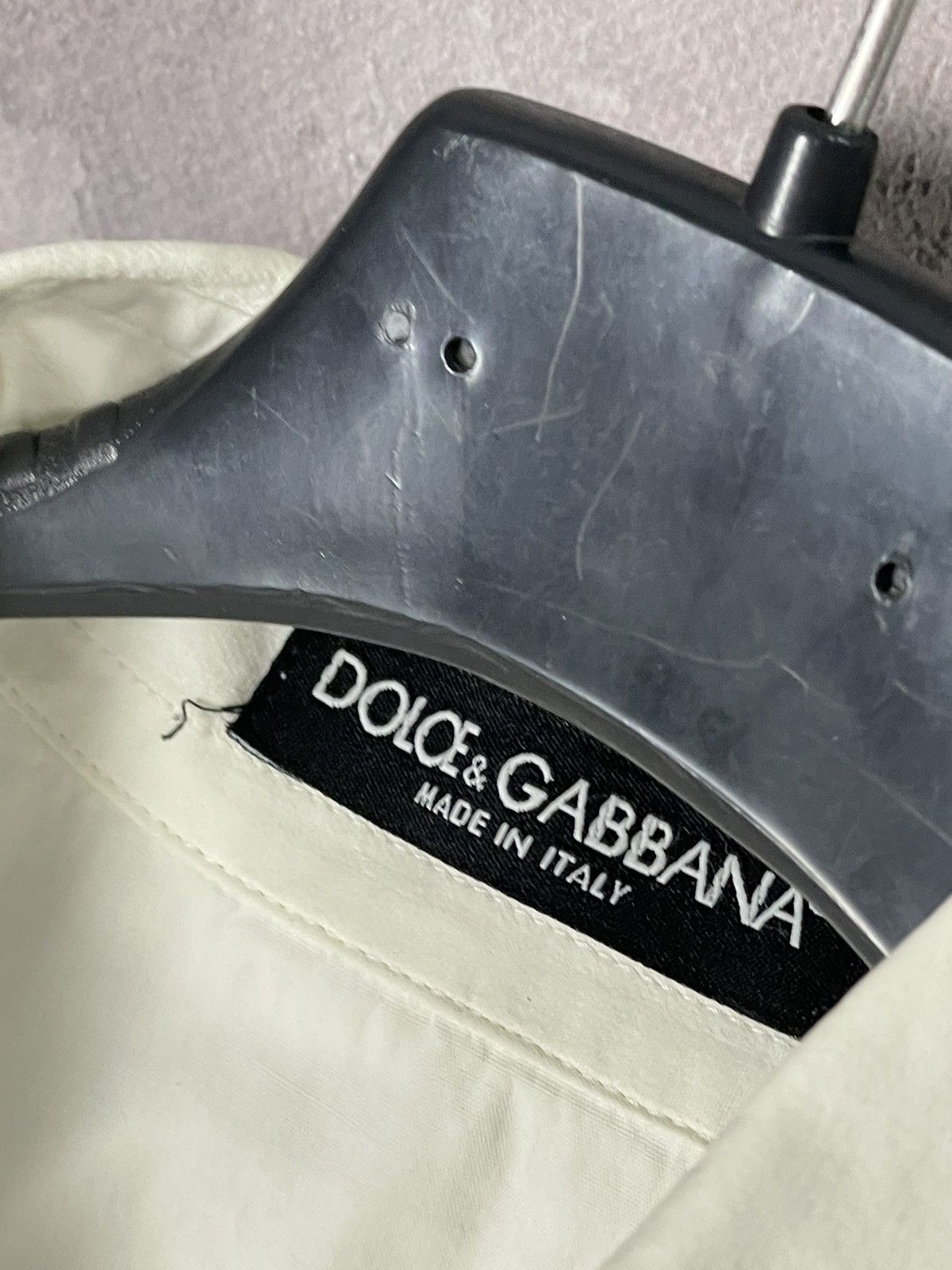 Dolce & Gabbana Vintage Women’s Dolce Gabbanna Basic White Shirt Button Up Size XS / US 0-2 / IT 36-38 - 8 Thumbnail