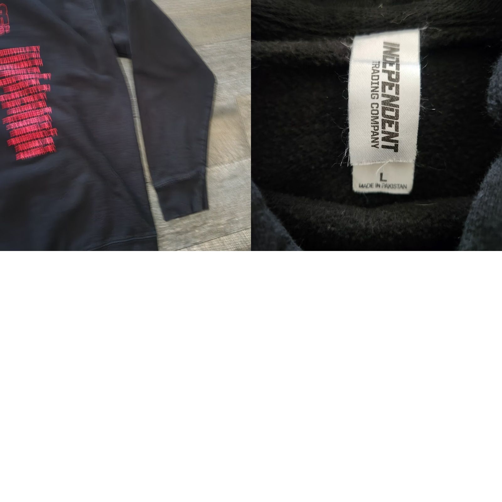 Vintage Cheer Live Tour 2022 Hoodie Large Black Double Sided Concert Merch Mens Pullover Hooded Pockets Graphic Print Logo Size US L / EU 52-54 / 3 - 9 Thumbnail
