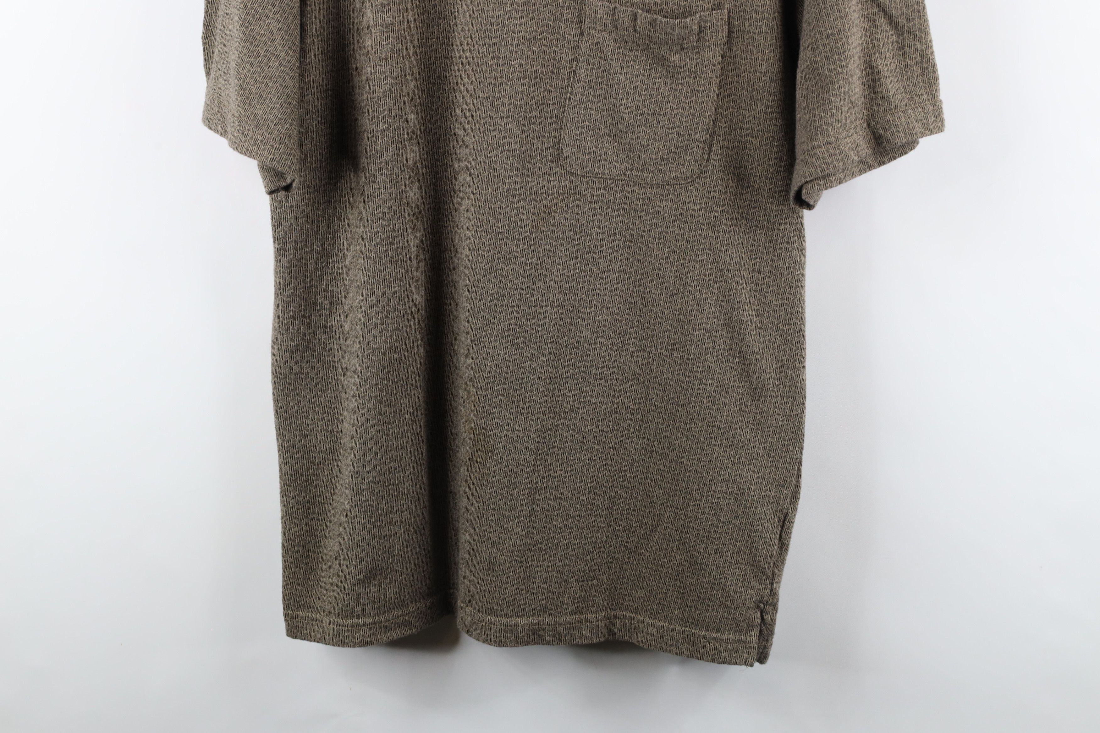 Vintage Vintage 90s Streetwear Knit Collared Polo Shirt Brown Size US L / EU 52-54 / 3 - 3 Thumbnail