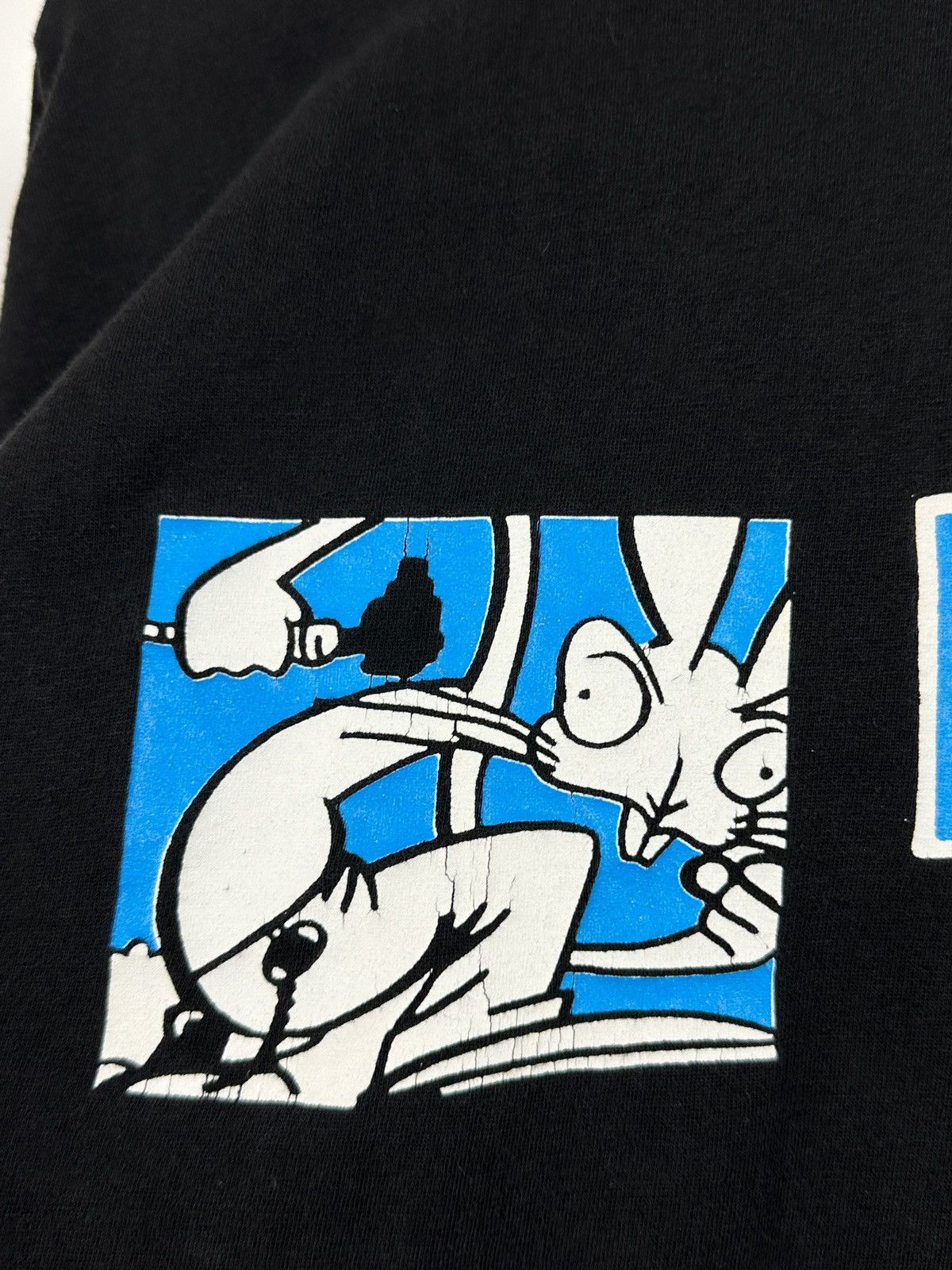 Band Tees 90s Vintage Blink 182 Skanking Bunny Band T-Shirt Size US XL / EU 56 / 4 - 15 Thumbnail