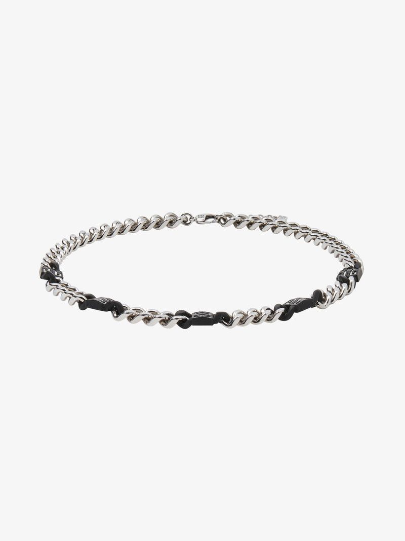 Givenchy o1n1vont0326 Size:OS/4g Short Necklace in Silver Size ONE SIZE - 4 Thumbnail
