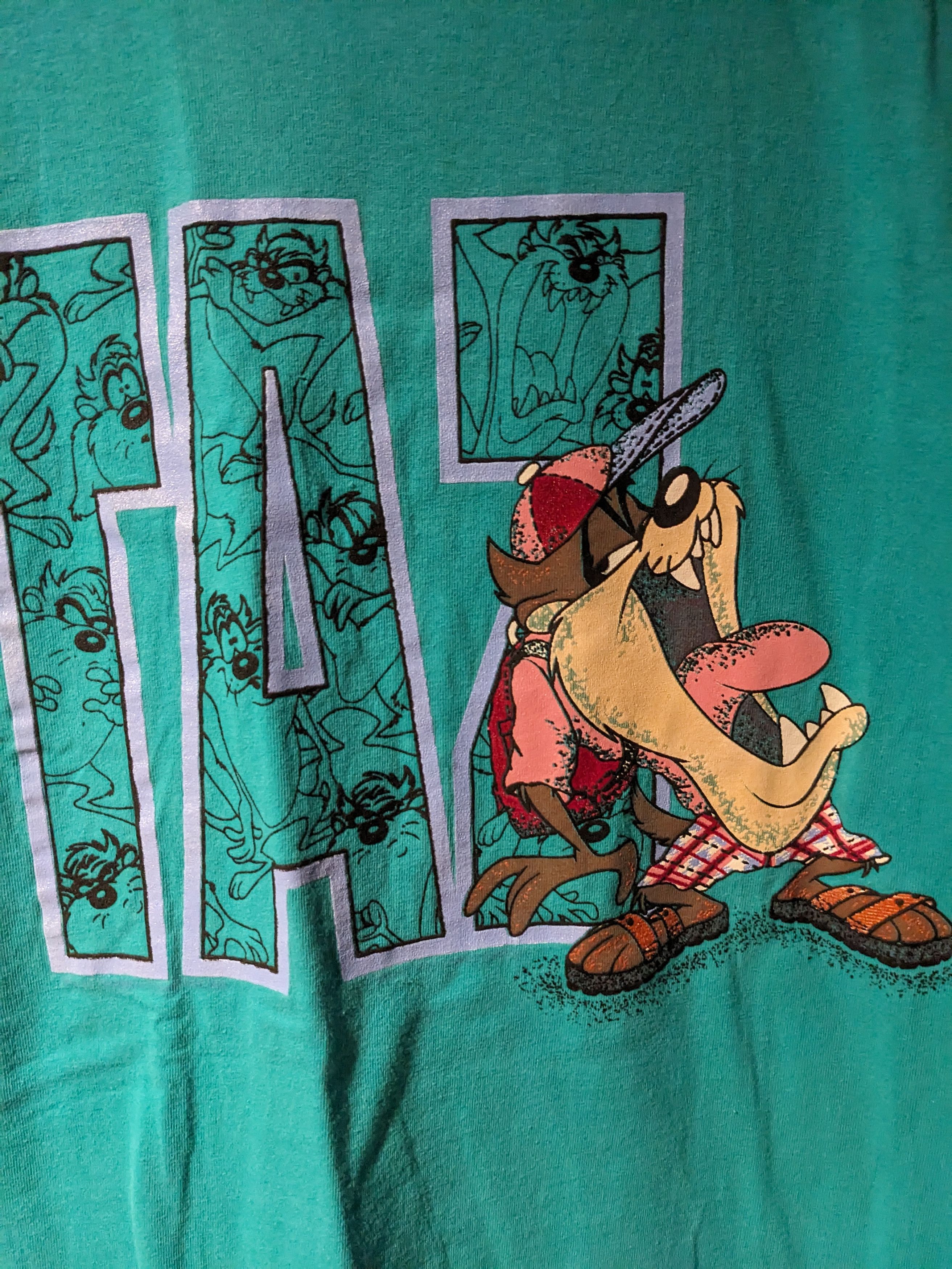 Cartoon Network × Vintage Vintage 1993 Taz Looney Tunes Cartoon Network Large T-Shirt Size US L / EU 52-54 / 3 - 2 Thumbnail