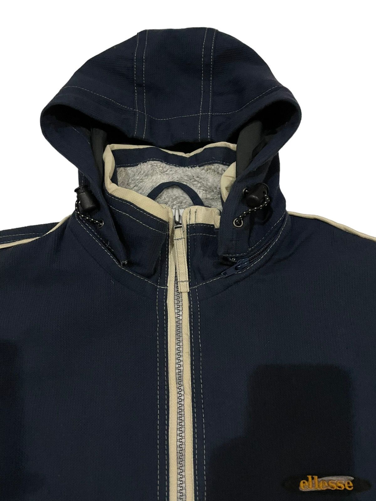 Ellesse 90s Vtg ELLESE Thermal Multi-pocket Half-zip Winter Jacket Size US M / EU 48-50 / 2 - 12 Thumbnail