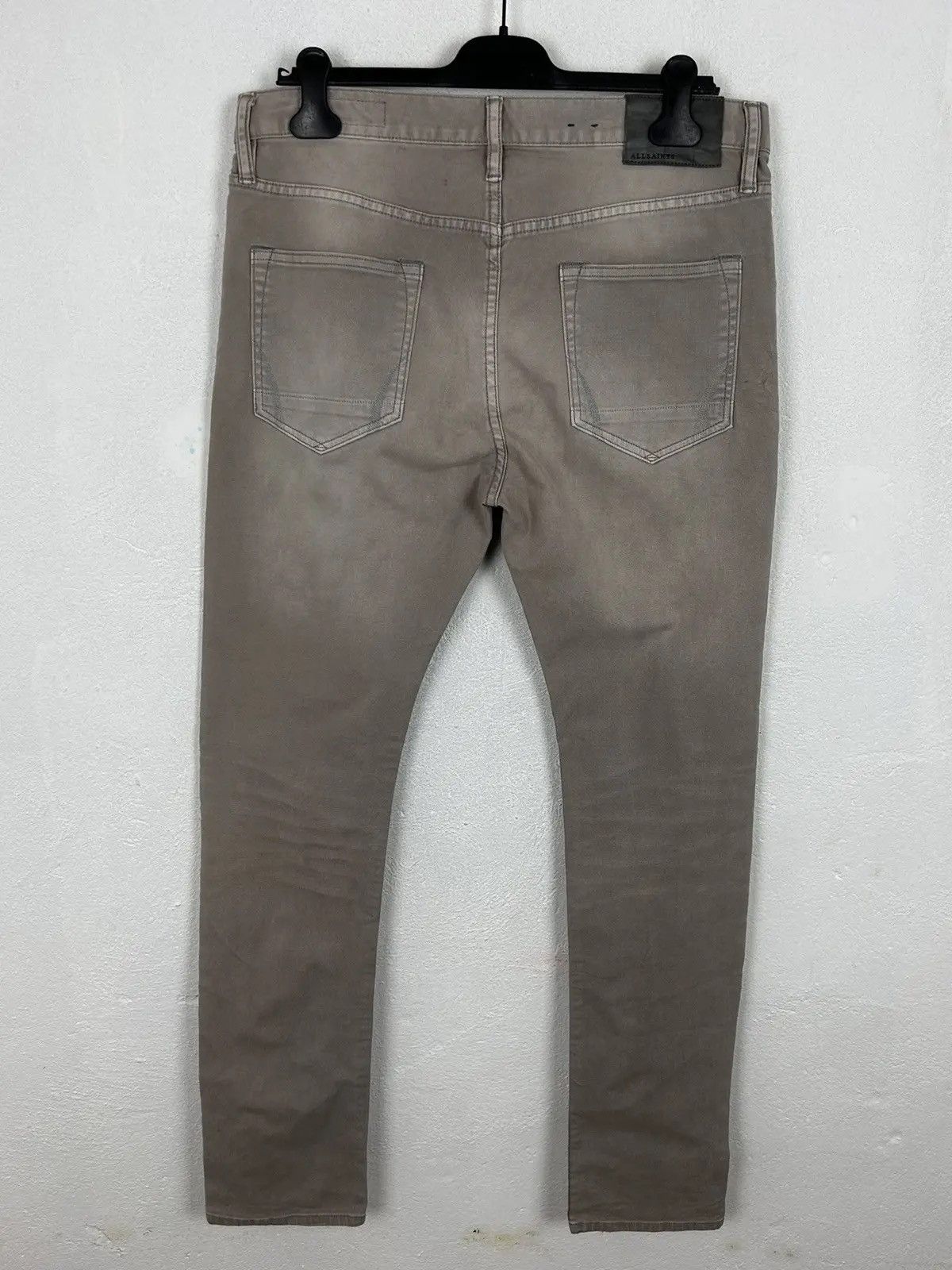 Allsaints Allsaints Cigarette Denim Grey Jeans In Size 32 Size US 32 / EU 48 - 5 Thumbnail