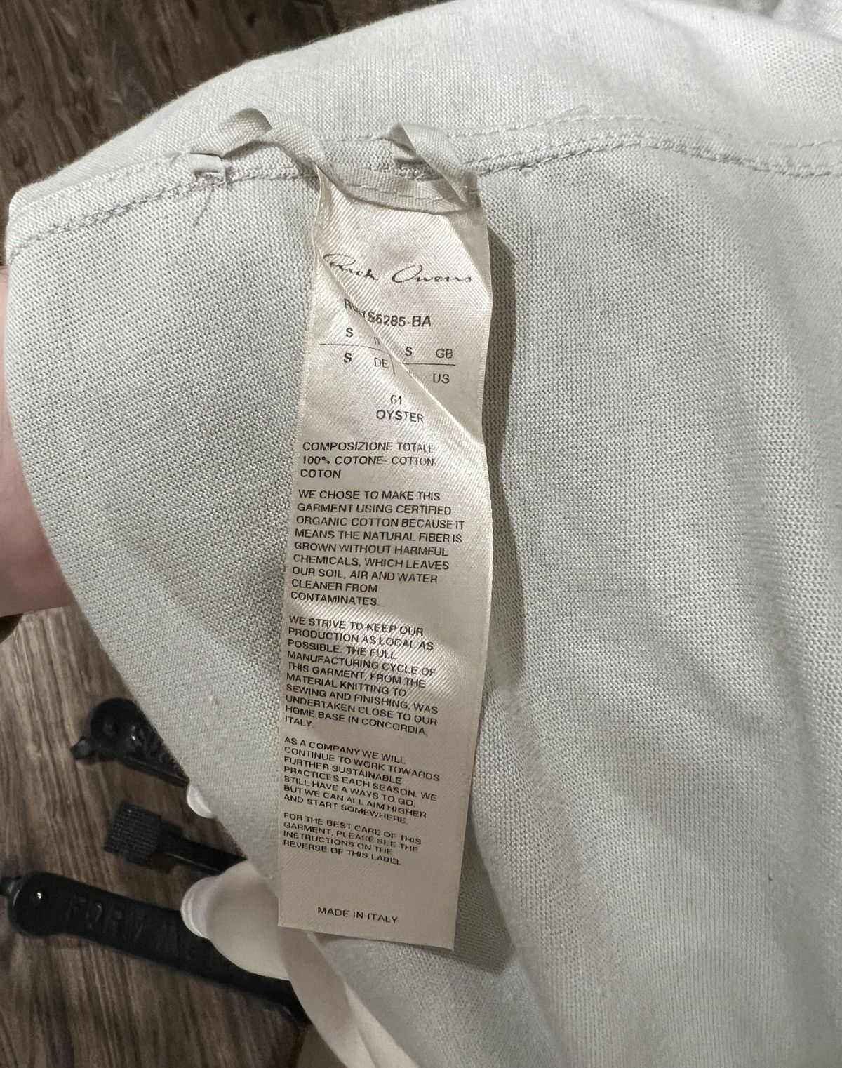 Rick Owens Rick Owen’s drawstring hoodie Size US S / EU 44-46 / 1 - 6 Thumbnail
