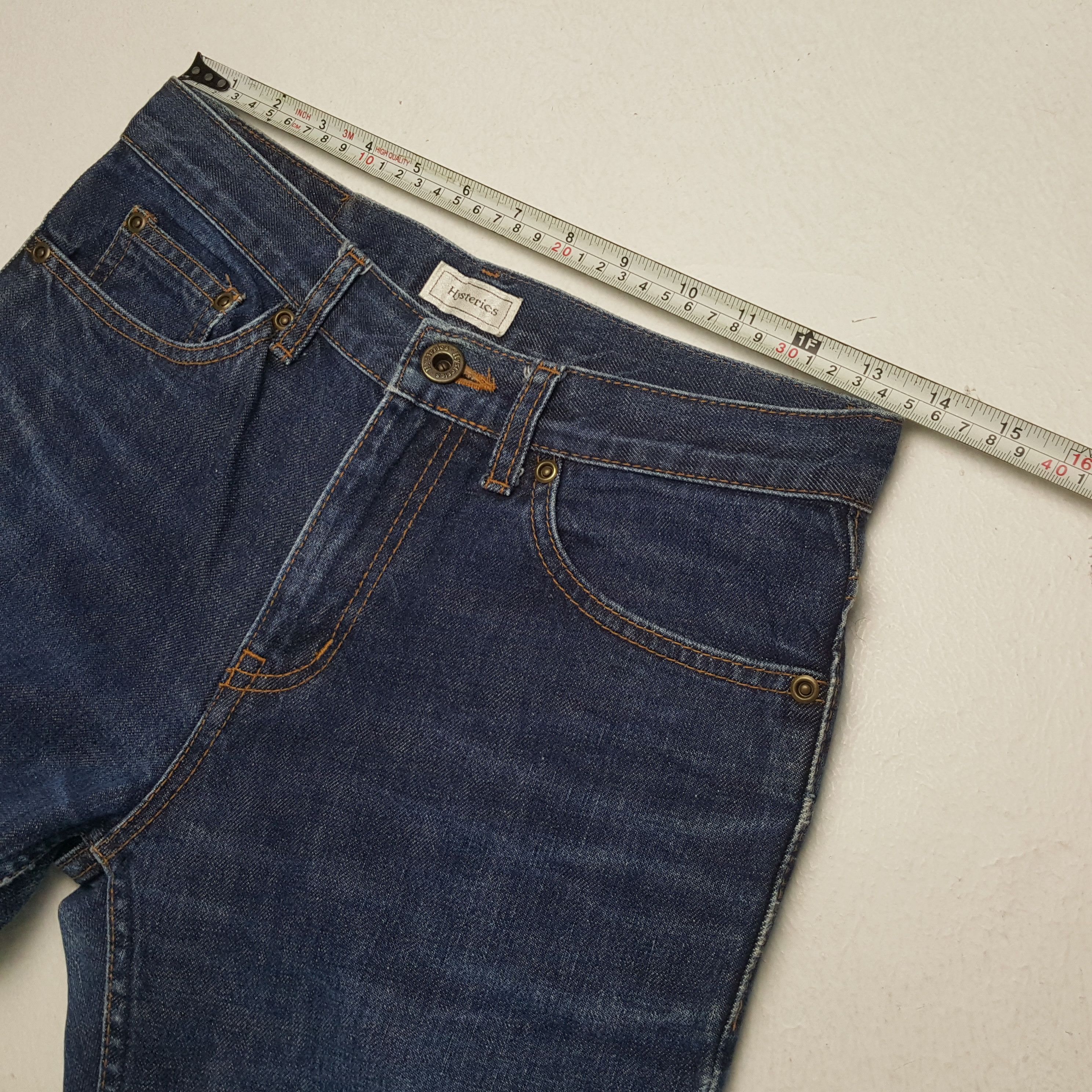 Hysteric Glamour HYSTERIC GLAMOUR Japanese Brand Streetwear Custom Art Jeans Size US 27 - 7 Thumbnail