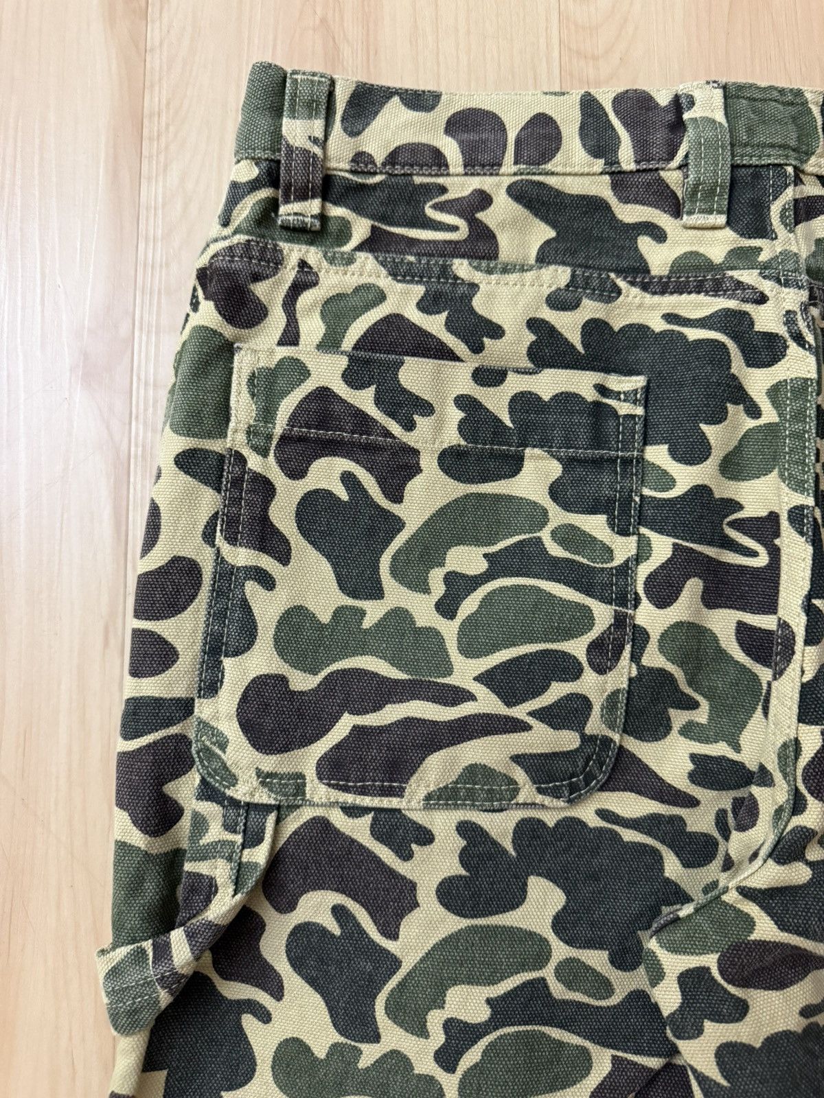 Stussy Stussy Flecktarn Camo Double Knee Denim Jeans Work Pants Size US 32 / EU 48 - 2 Thumbnail