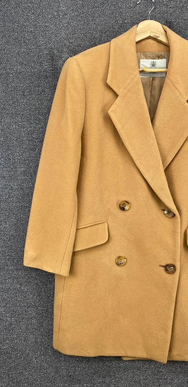 Aquascutum Vintage Aquascutum Double Breasted Wool Long Jacket Size M / US 6-8 / IT 42-44 - 4 Thumbnail