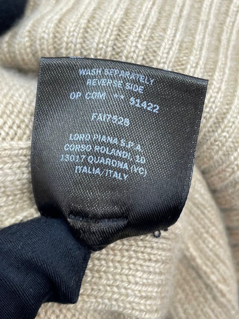 Loro Piana LORO PIANA Mihu color high collar knit cashmere sweater Size XL / US 12-14 / IT 48-50 - 9 Thumbnail