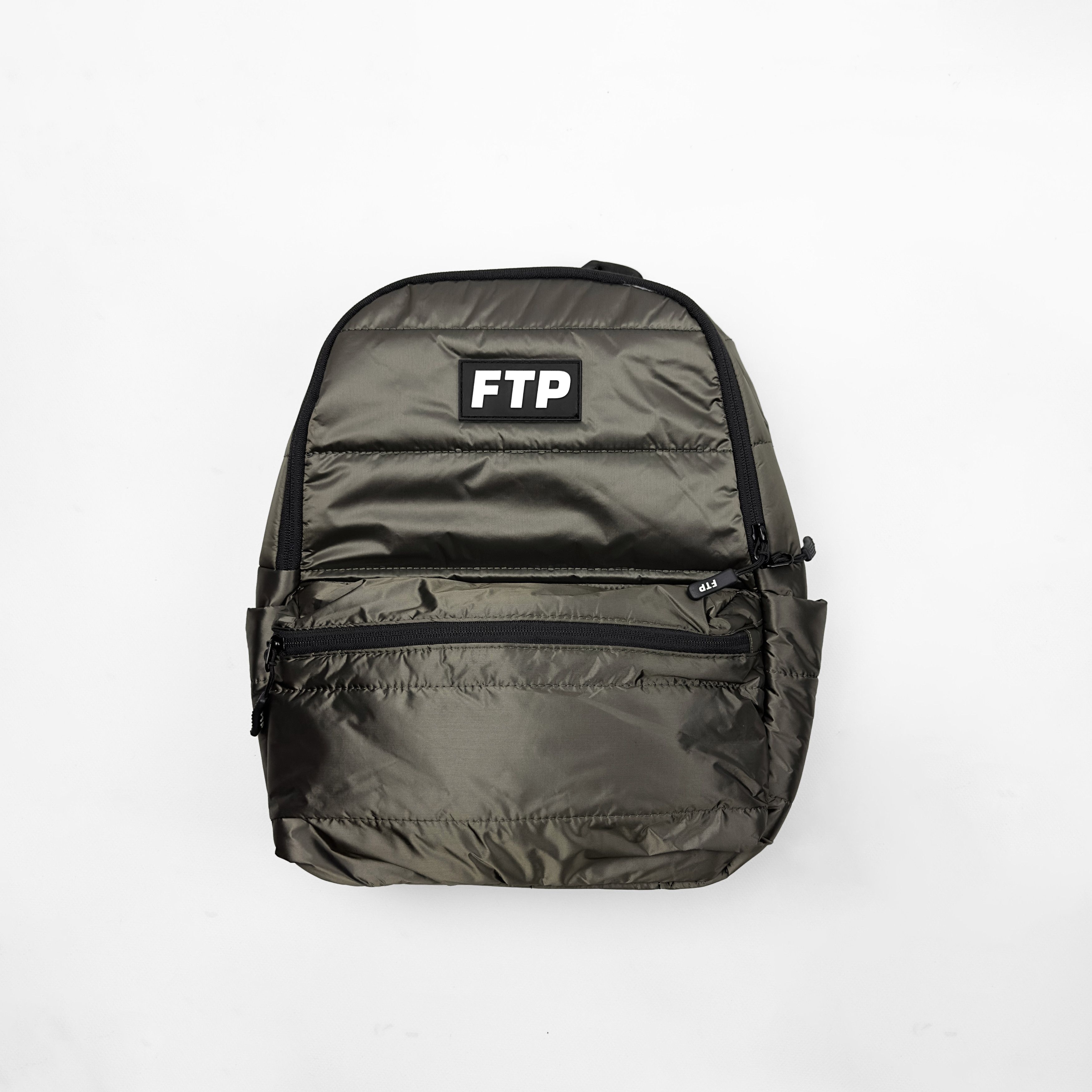 Fuck The Population FTP Mini Puffer Backpack (OLIVE) Size ONE SIZE - 6 Thumbnail