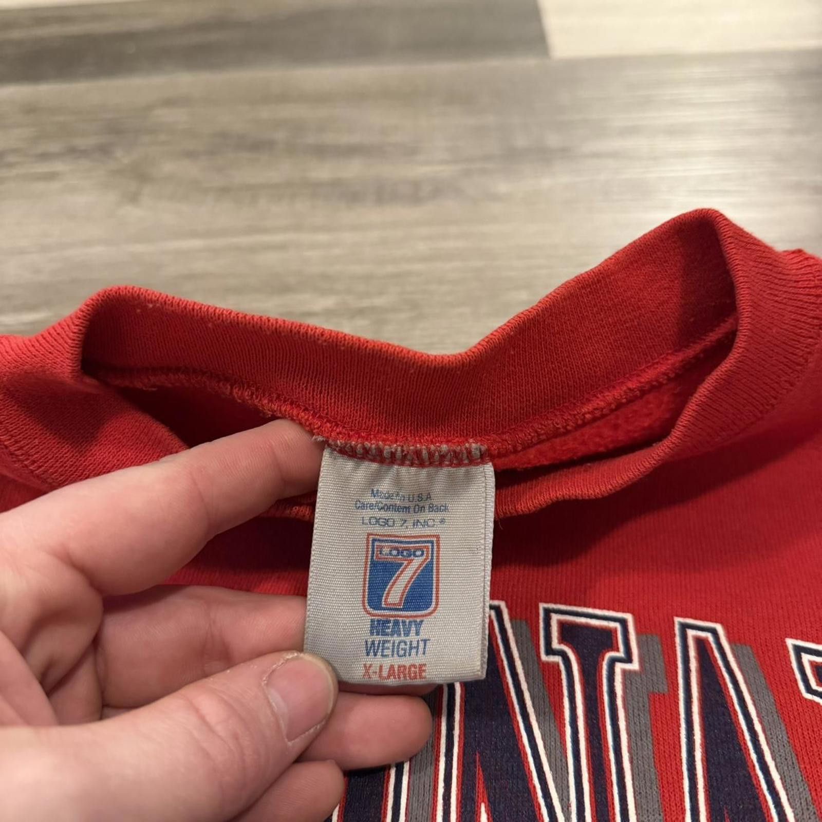 Logo 7 Vintage St. Louis cardinals logo 7 heavy weight sweatshirt Size US XL / EU 56 / 4 - 8 Thumbnail