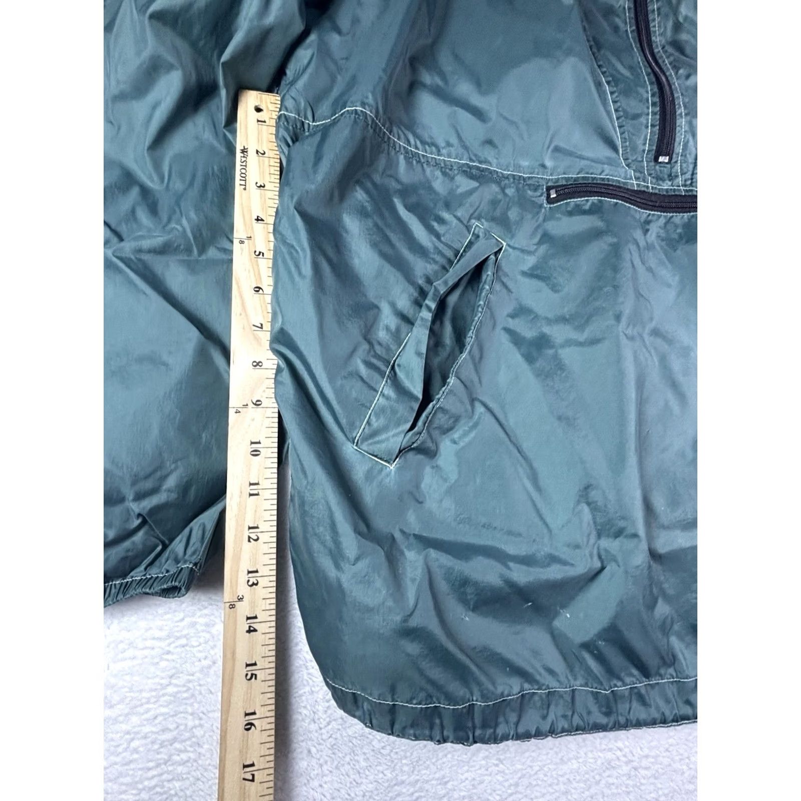 Gap VINTAGE Gap Anorak Jacket Green Nylon Hooded Windbreaker XL Oversized Mens Nylon Solid Zip Size US XL / EU 56 / 4 - 5 Thumbnail