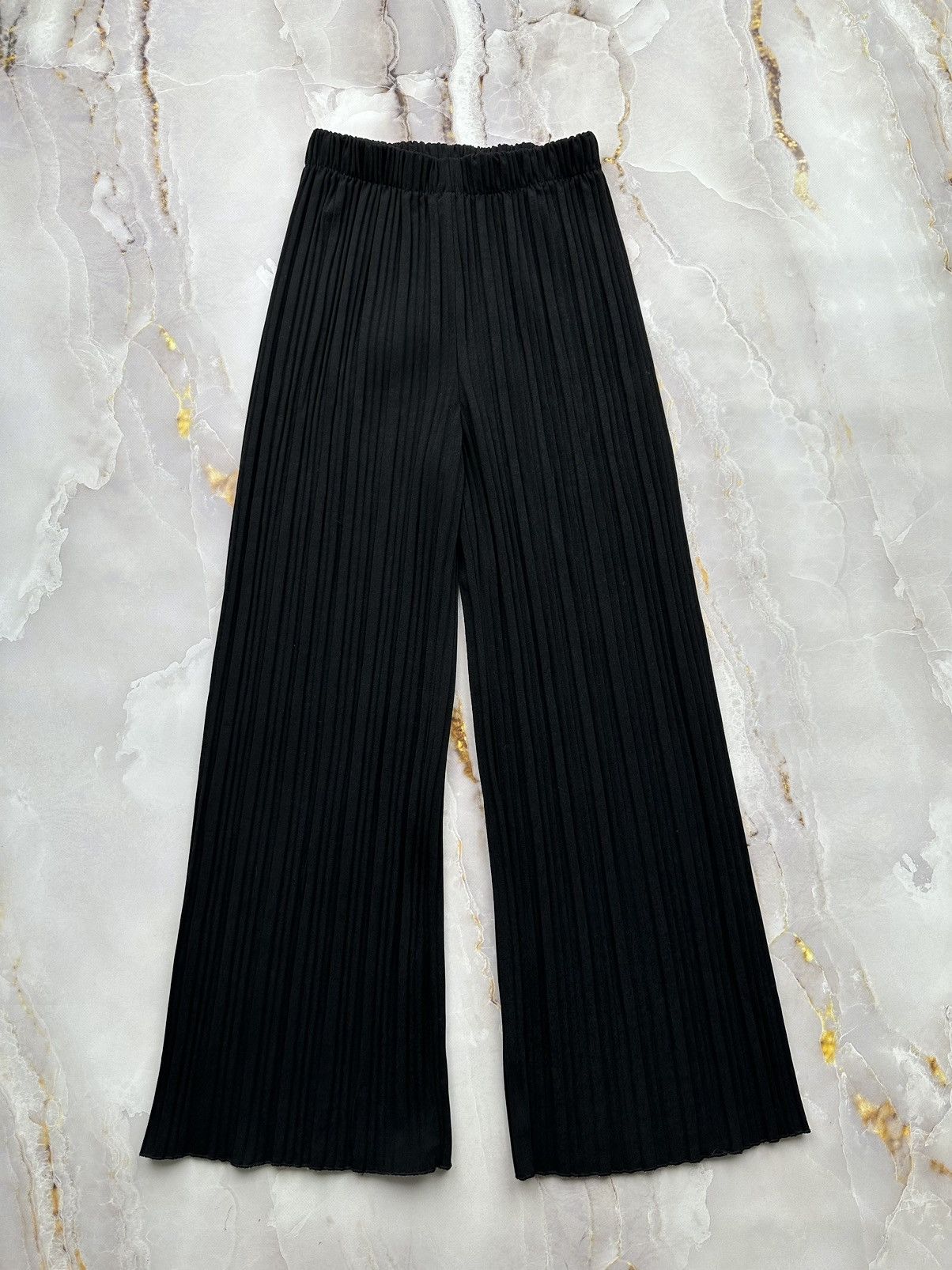 image of Avant Garde x Issey Miyake Vintage Pleated Pants Issey Style in Black, Men's (Size 27)
