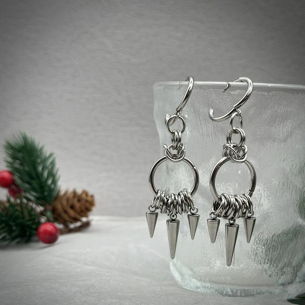 Jewelry Rivet Big Hoop Earrings Size ONE SIZE - 2 Thumbnail