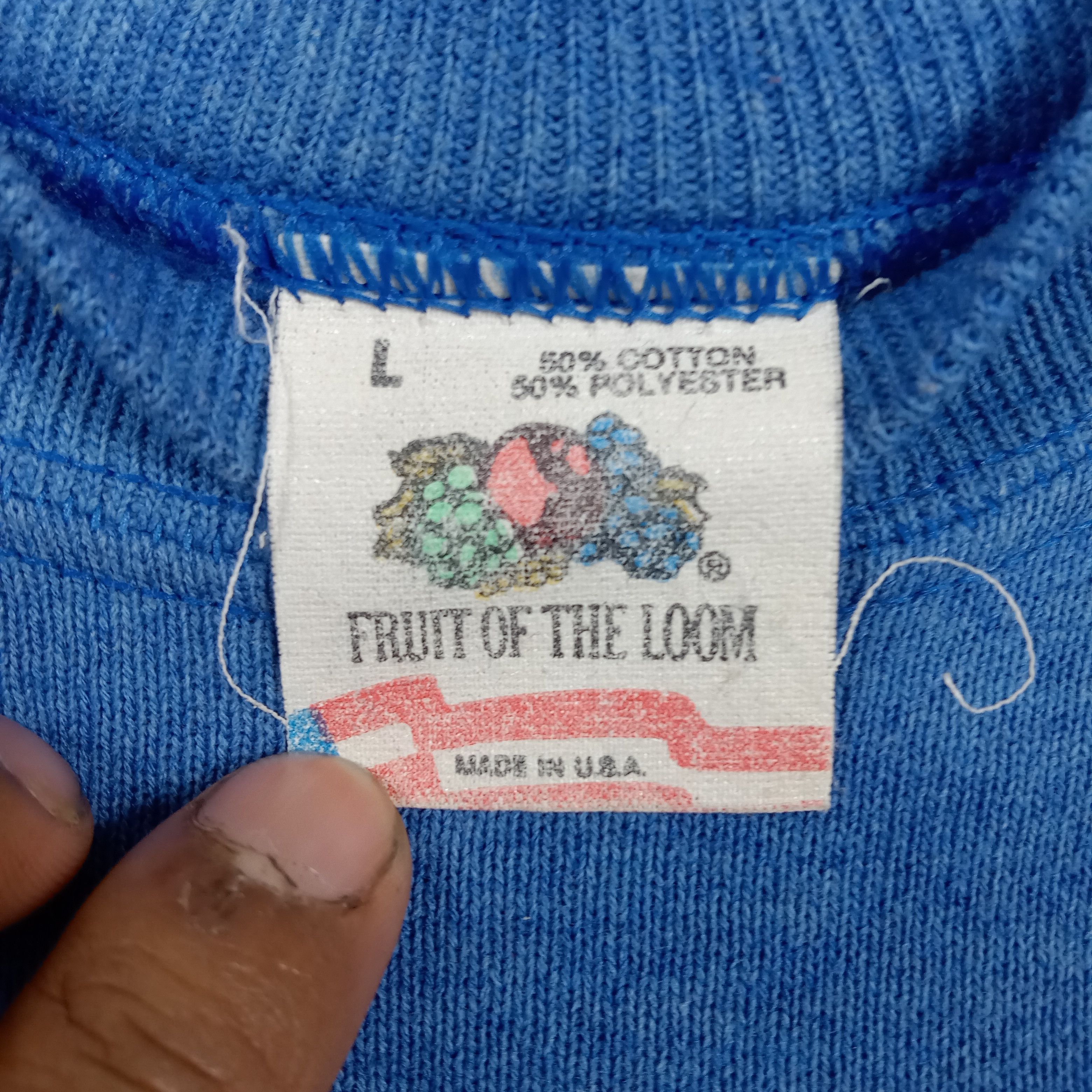 Fruit Of The Loom 90s Boston Skyline Sweatshirt Raglan C279N24 Size US M / EU 48-50 / 2 - 3 Thumbnail
