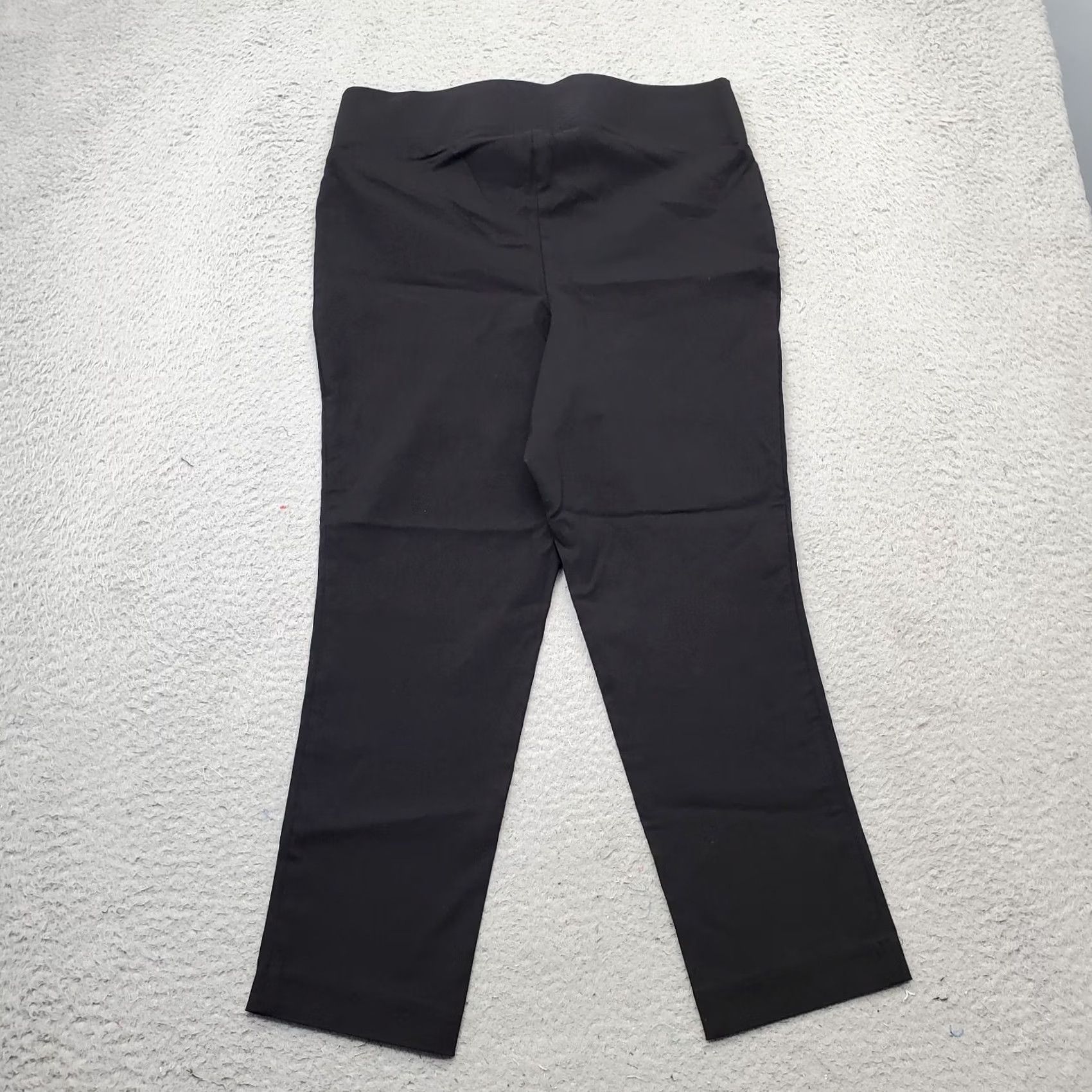 Torrid Torrid Capri Pants Women Size 0 Black Cropped Pixie High Waisted Stretch Pull-On Shirt? Size 25" / US 0 / IT 36 - 2 Thumbnail