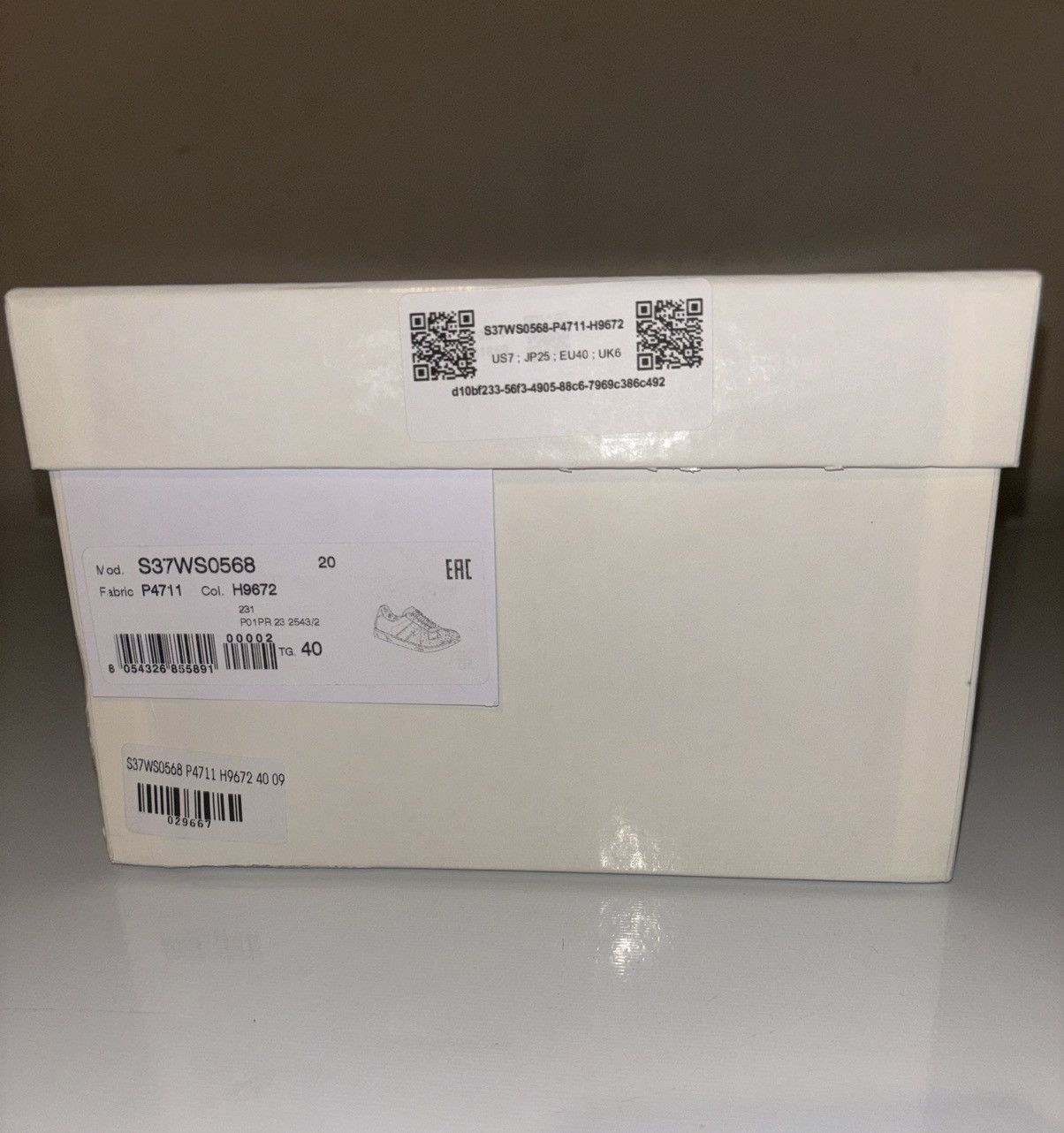 Maison Margiela Maison Margiela Replica 'Paint Splatter - White Black' Size US 7 / EU 40 - 3 Thumbnail