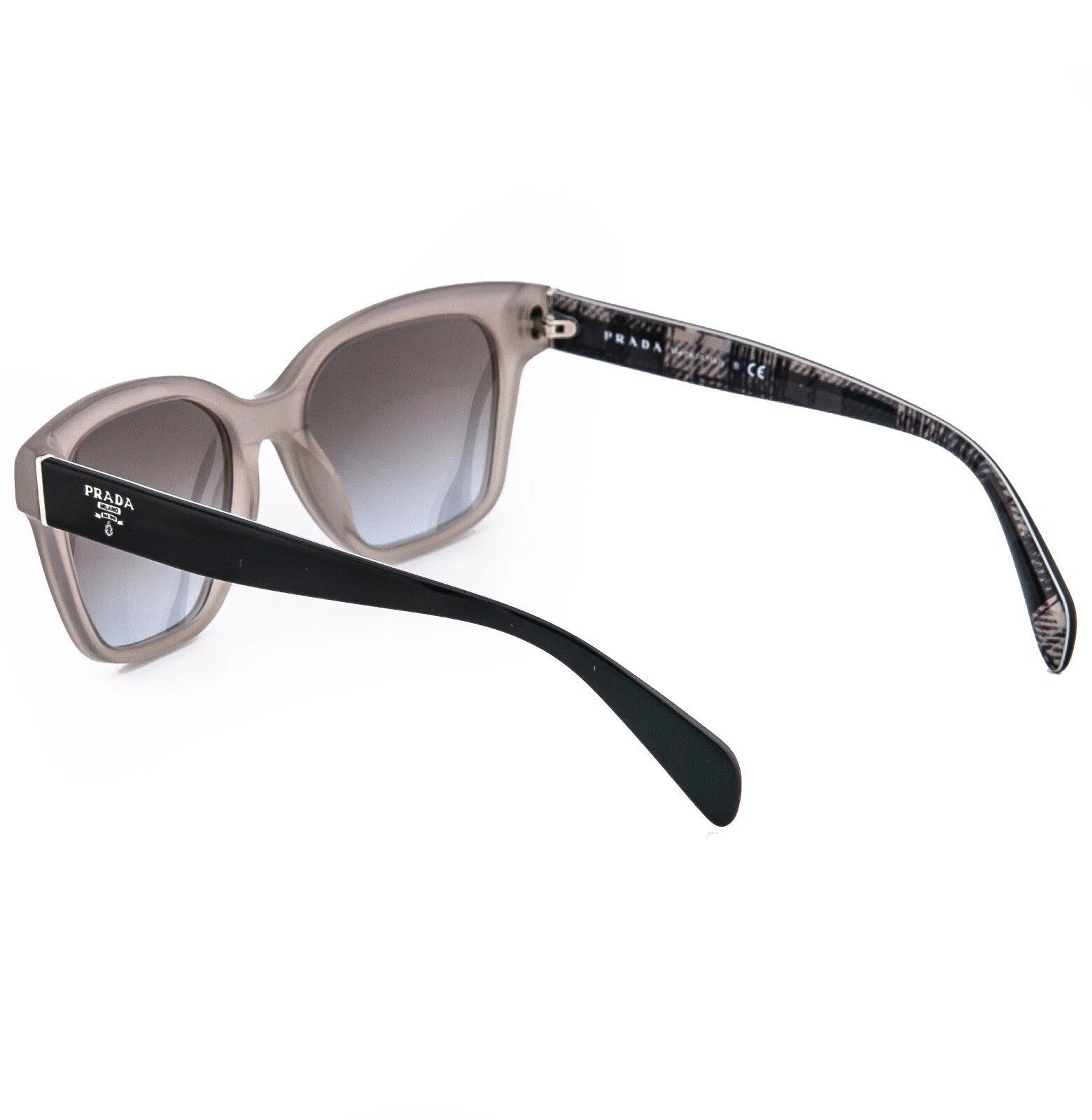 Prada PRADA 11S Heritage PR11SS Grey Black Authentic Sunglasses Size ONE SIZE - 2 Thumbnail