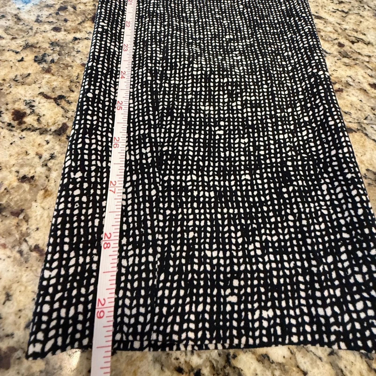 Other Katherine Barclay Montreal black white patterned pants SZ 8 Size 30" / US 8 / IT 44 - 11 Thumbnail