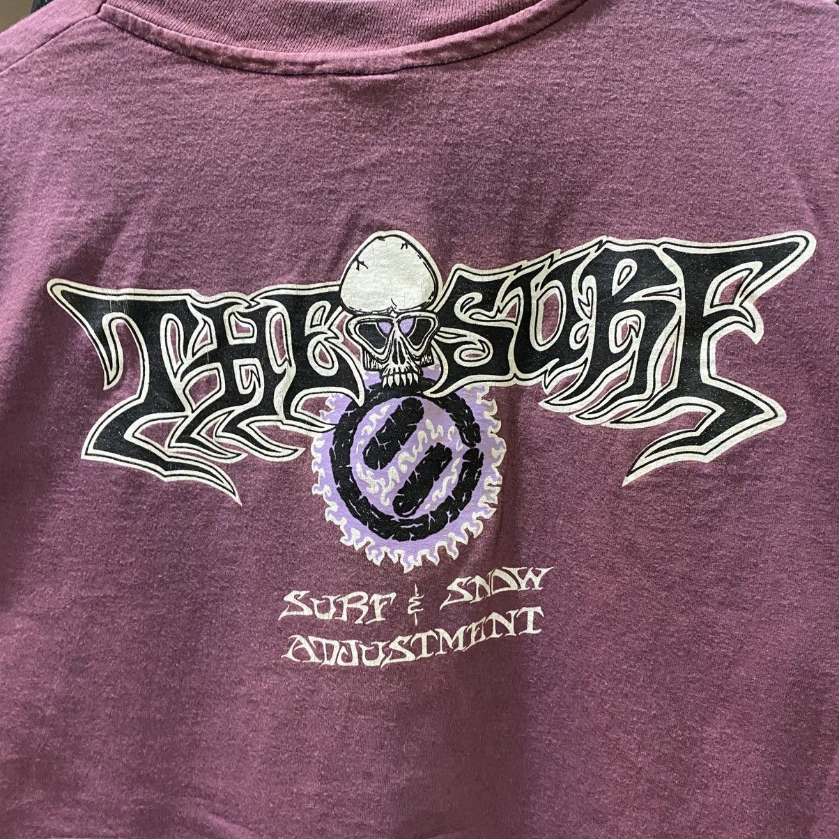 Vintage Vintage The Surf Skull Surf & Snow Longsleeve 90s T-Shirts Size US XL / EU 56 / 4 - 5 Thumbnail