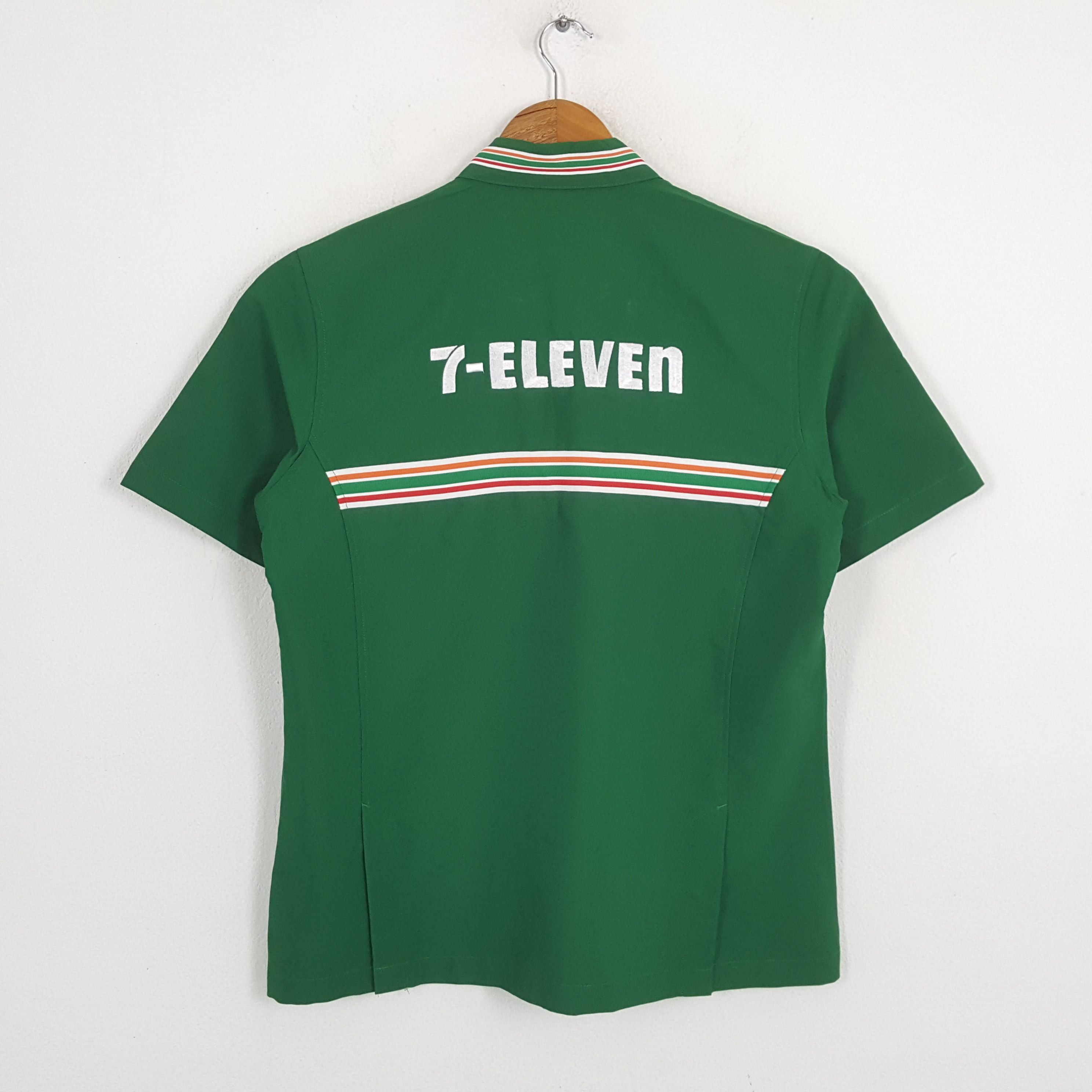 Japanese Brand × Vintage Vintage 7-ELEVEn Japanese Workers Uniform Shirt Jacket Size US M / EU 48-50 / 2 - 1 Thumbnail