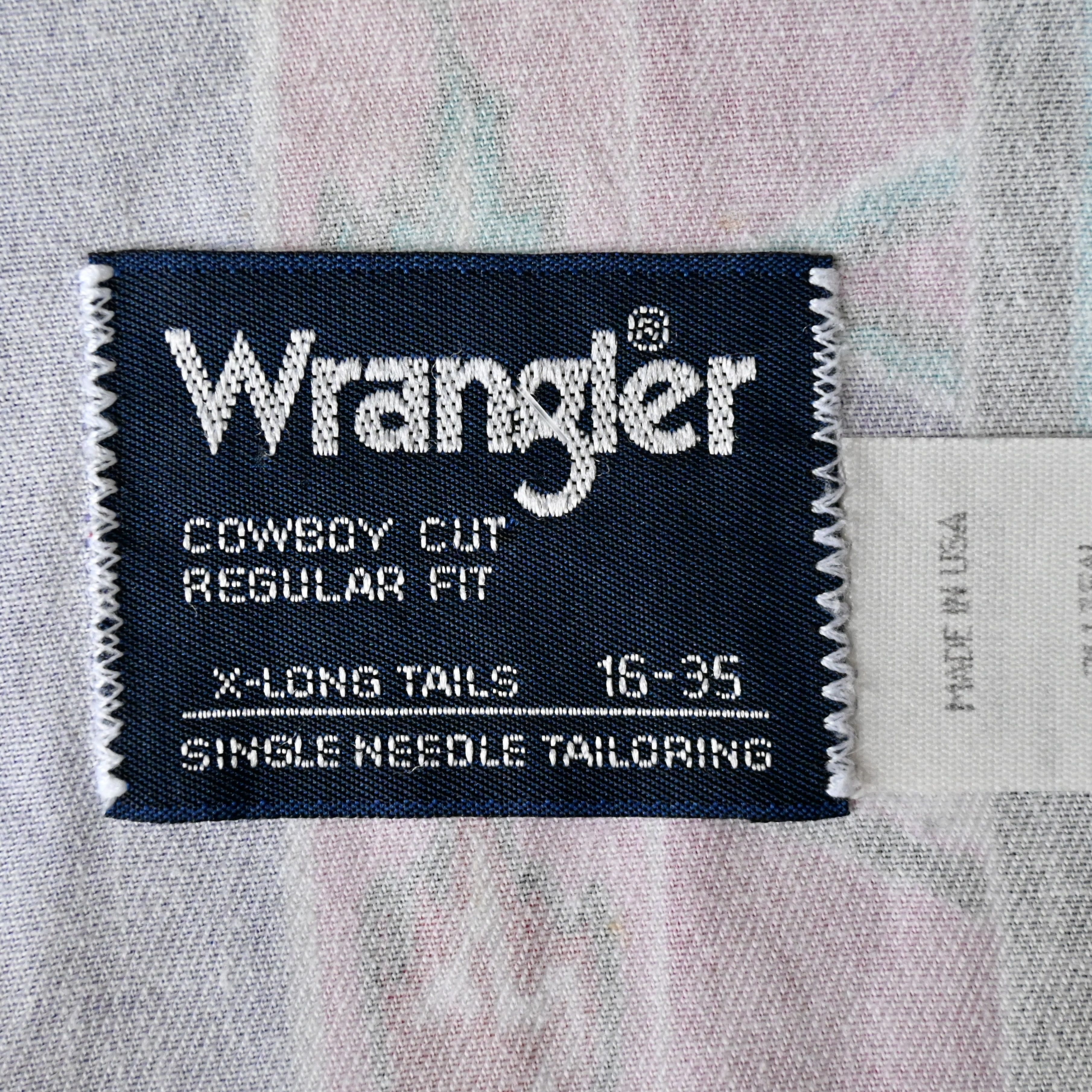 Vintage VTG Wrangler Aztec Navajo multi striped cotton western shirt Size US L / EU 52-54 / 3 - 11 Thumbnail