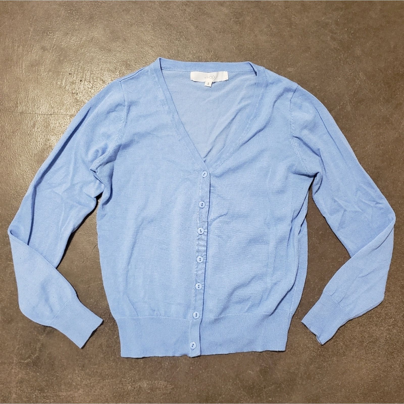 Other Light Blue | ELLECLO | Cardigan Long Sleeve Size S / US 4 / IT 40 - 1 Thumbnail