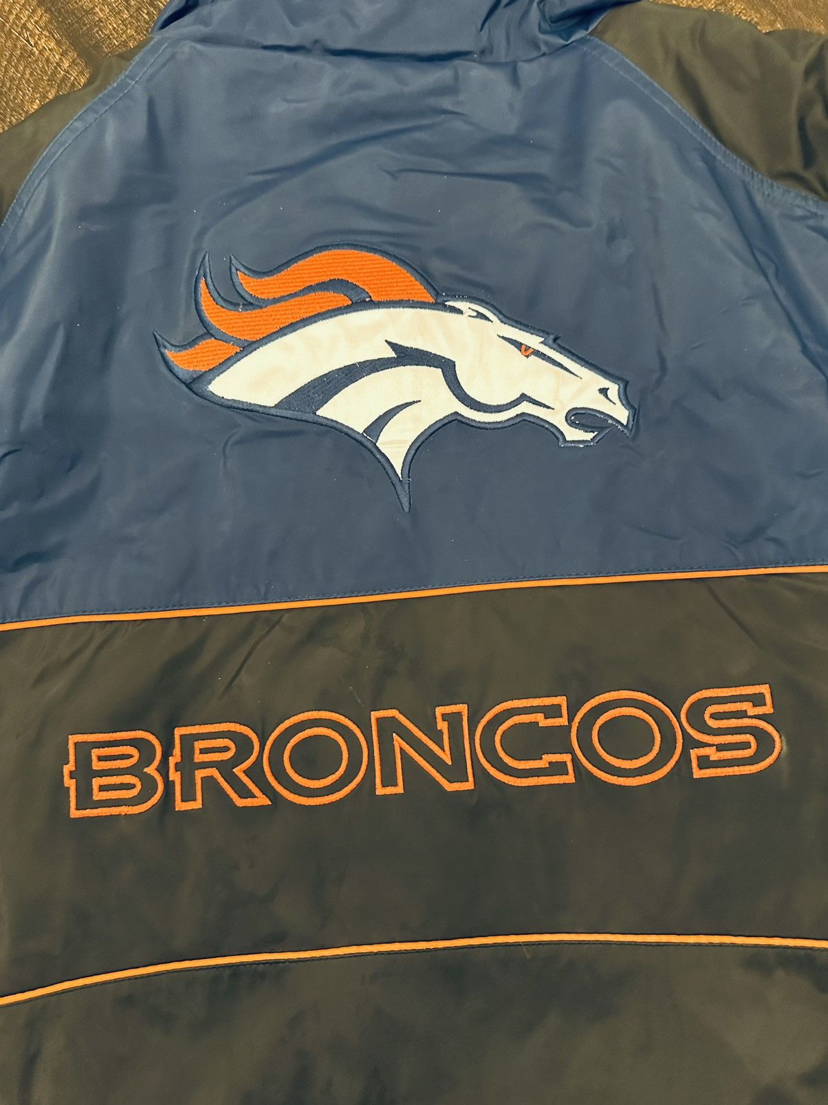 NFL VTG NFL Denver Broncos Men’s Jacket Sz 2XL Size US XXL / EU 58 / 5 - 2 Thumbnail