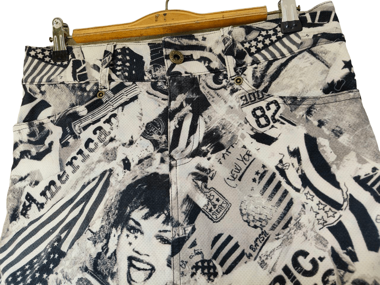Beauty Beast Batsu Printed Skirt hysteric Size 29" - 4 Thumbnail