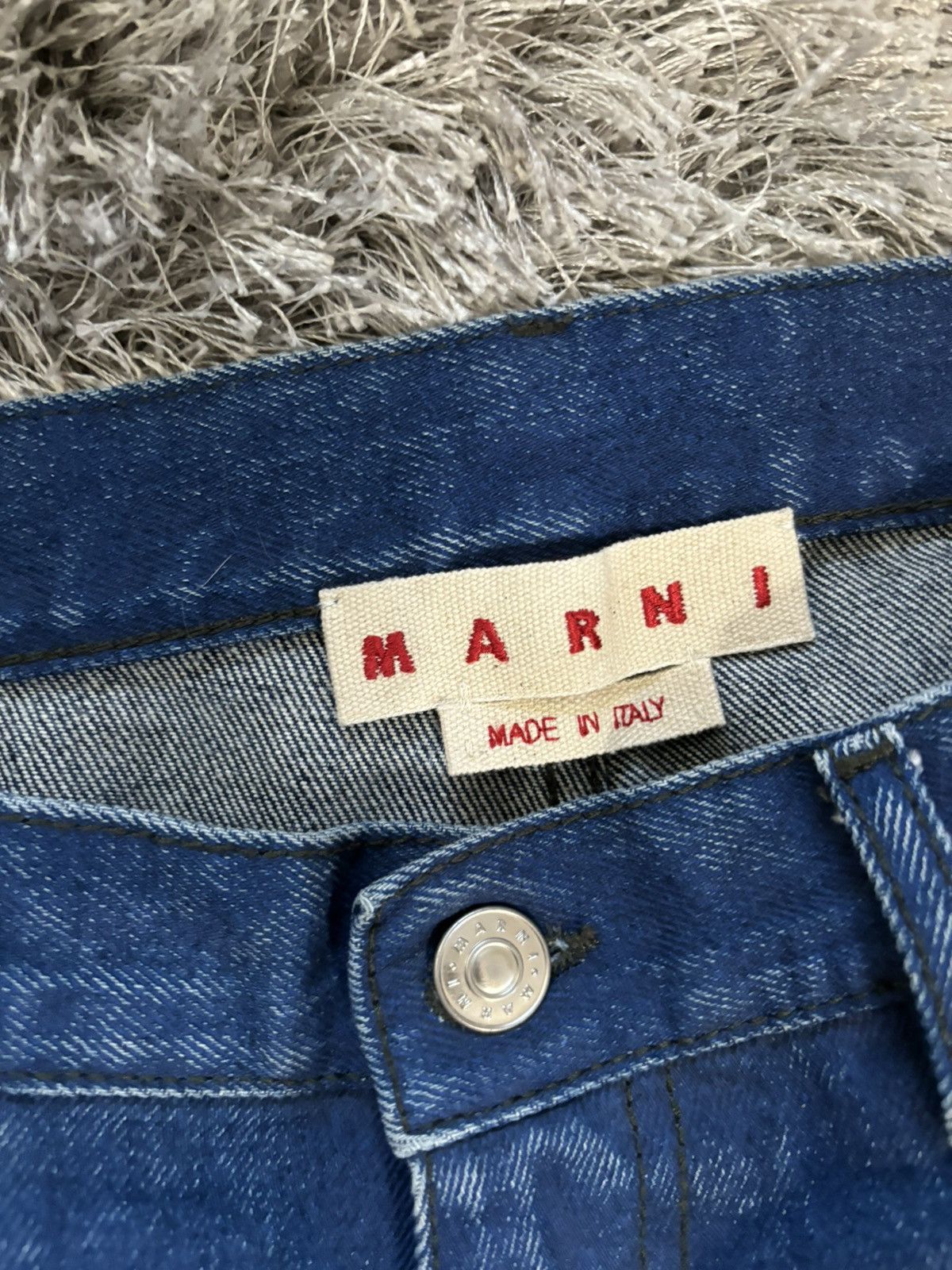 Marni Marni Wide Leg Flared Blue Denim Size US 32 / EU 48 - 5 Thumbnail