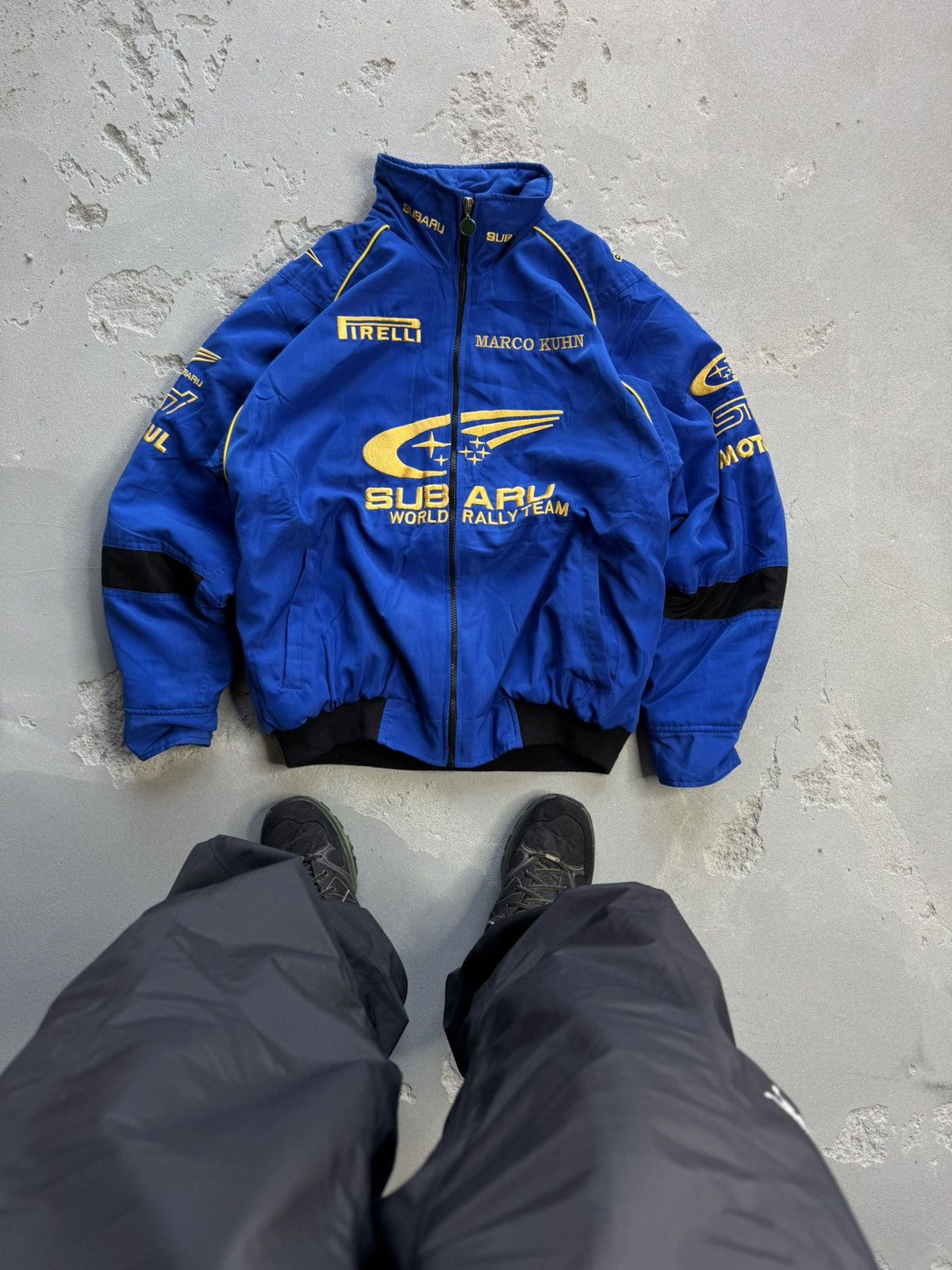 Vintage Rare Vintage Subaru World Bally Team Bomber Racing Jacket Size US M / EU 48-50 / 2 - 1 Thumbnail