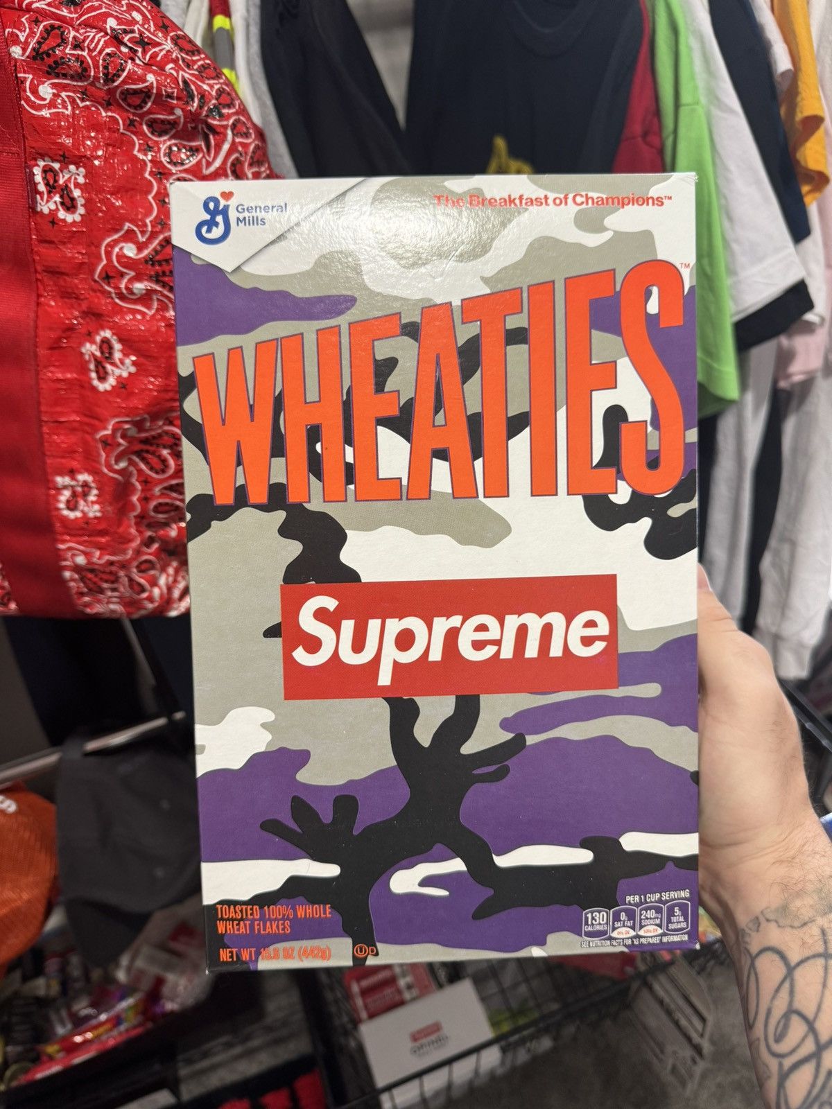 Supreme Supreme Wheaties Purple Limited Edition Box Size ONE SIZE - 1 Thumbnail
