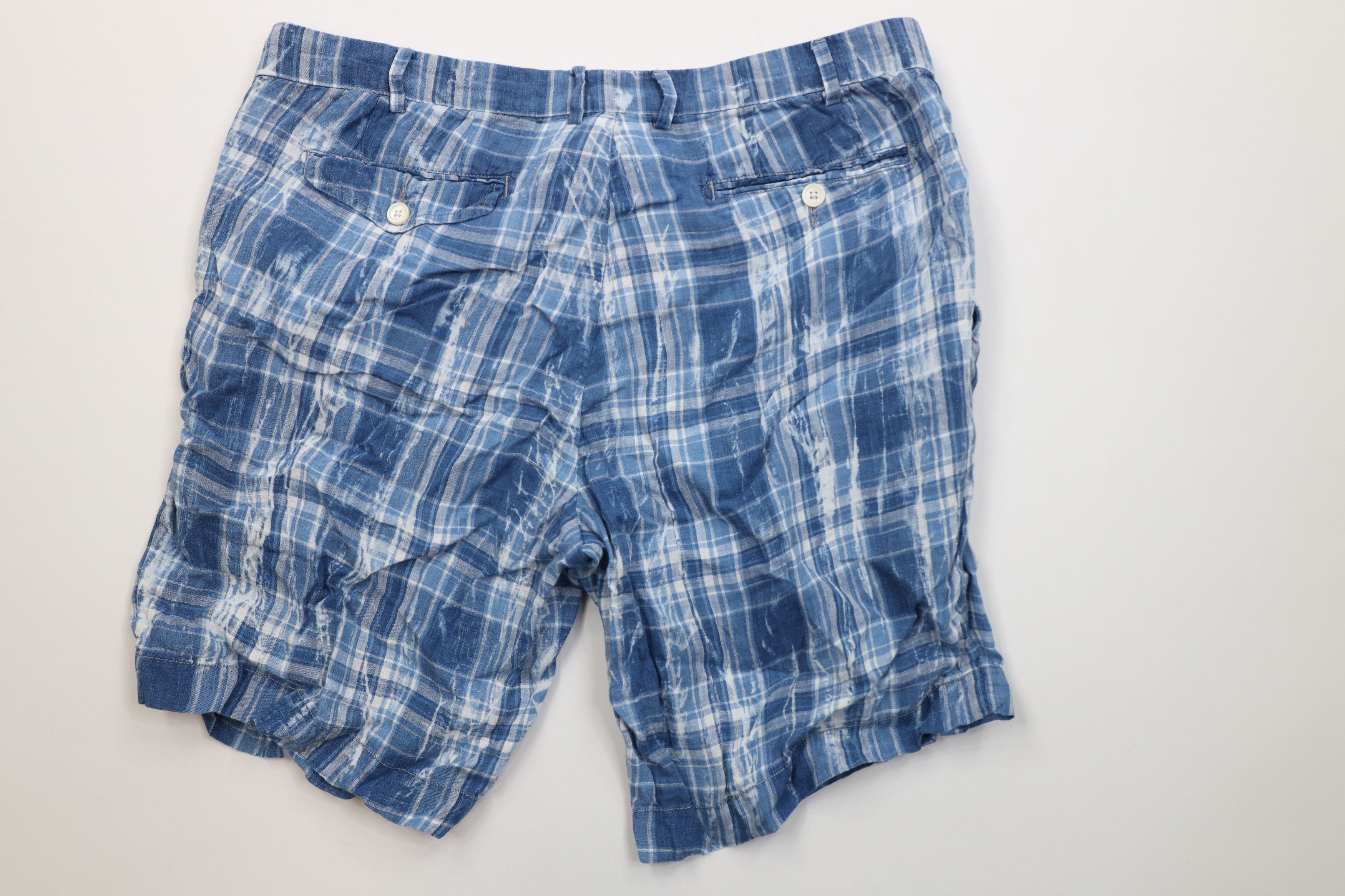 Ralph Lauren Vintage Ralph Lauren India Madras Linen Chino Shorts Size US 36 / EU 52 - 9 Thumbnail