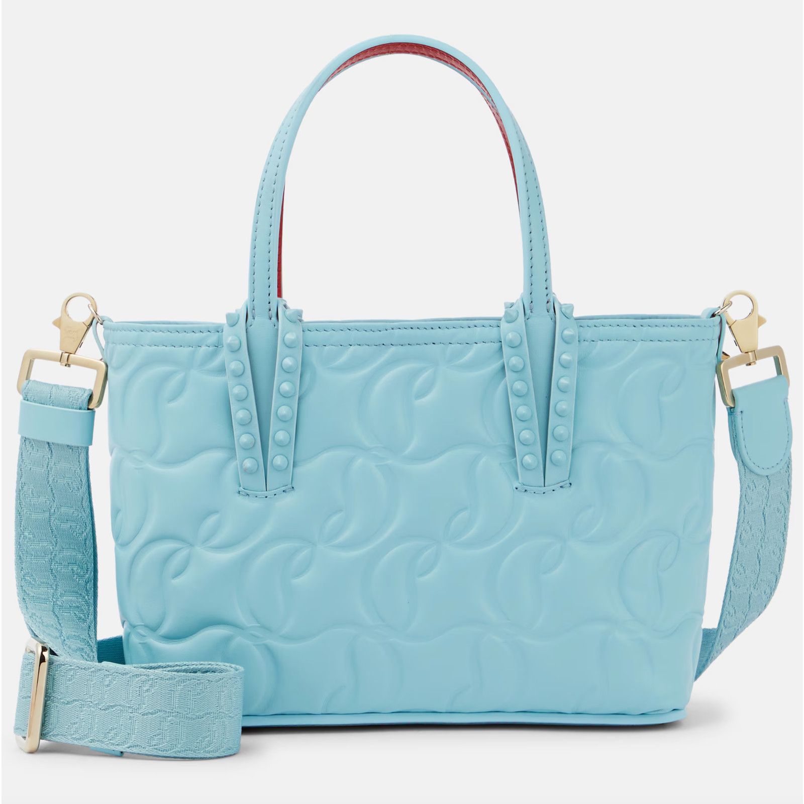 Christian Louboutin Christian Louboutin Cabata Mini Leather Tote Crossbody Bag Size ONE SIZE - 1 Thumbnail