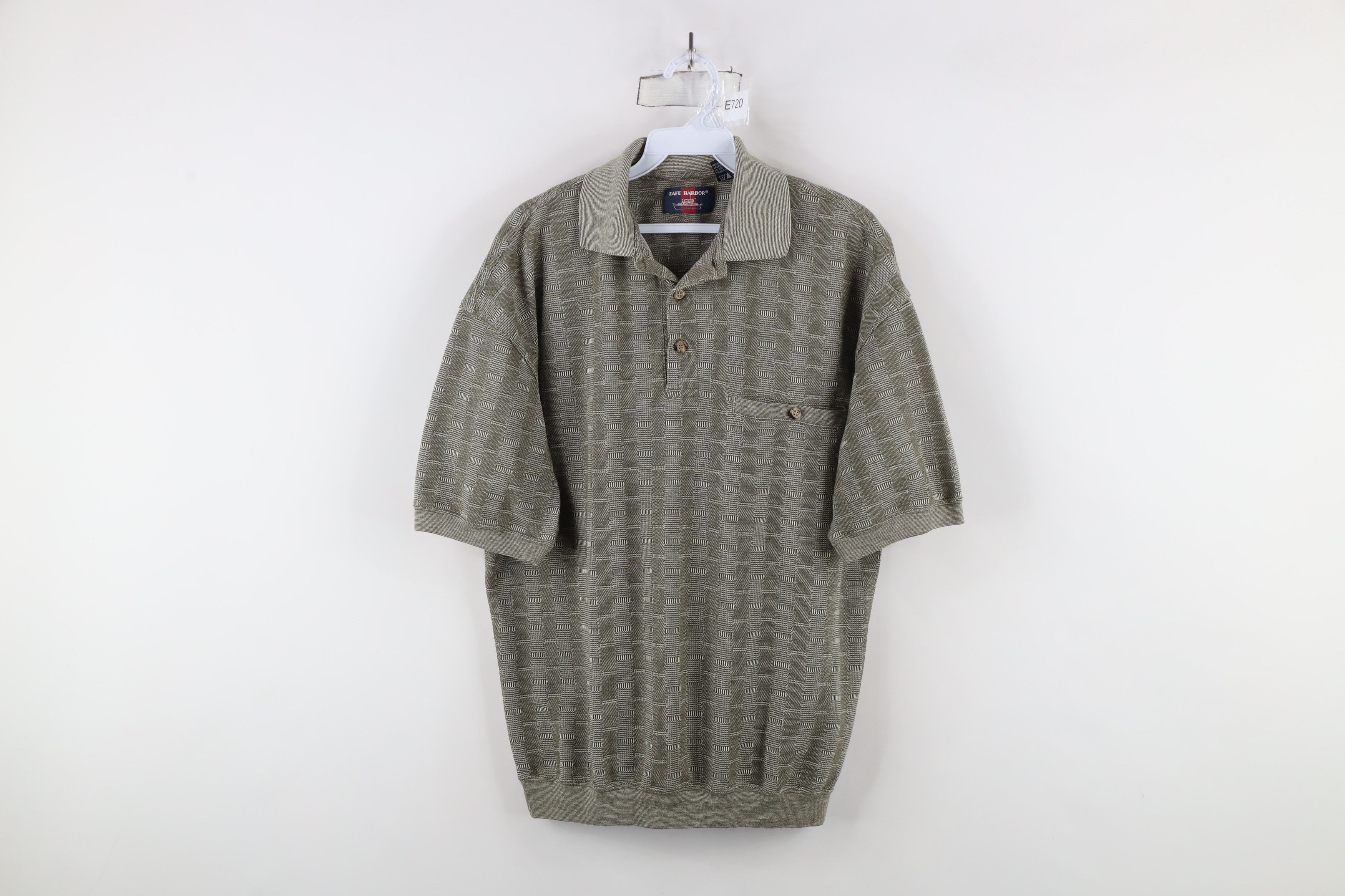 Vintage Vintage 90s Streetwear Knit Collared Pullover Polo Shirt Size US M / EU 48-50 / 2 - 1 Thumbnail