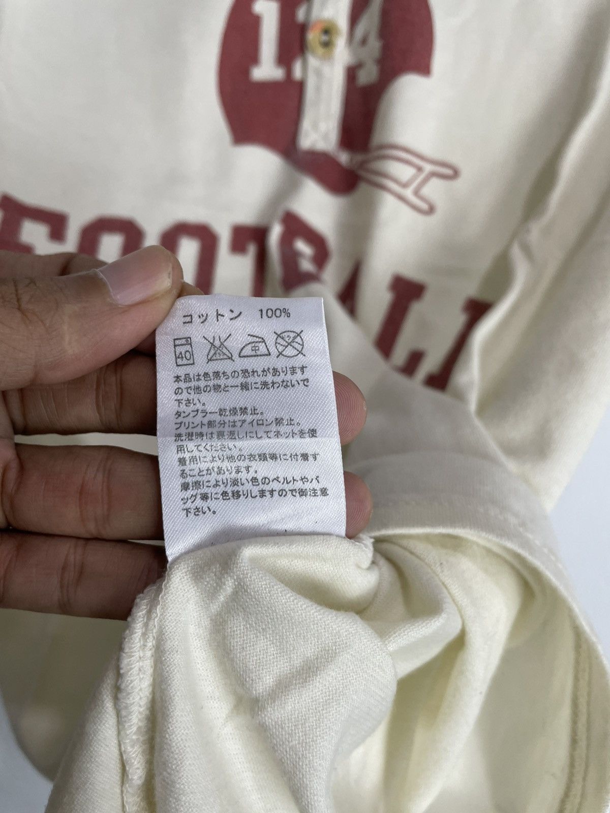 Japanese Brand Old bettys football College Tee Kapital style Size S / US 4 / IT 40 - 7 Thumbnail