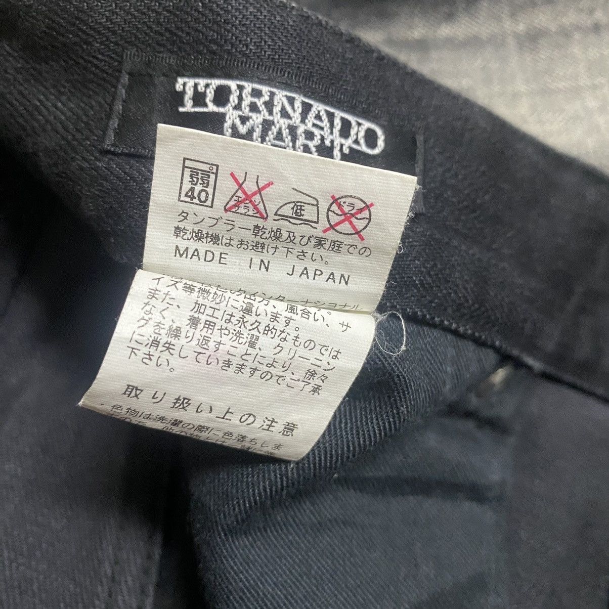 Tornado Mart Tornado Mart Clawmark Black Denim Cropped Jeans Distressed Size US 30 / EU 46 - 20 Thumbnail