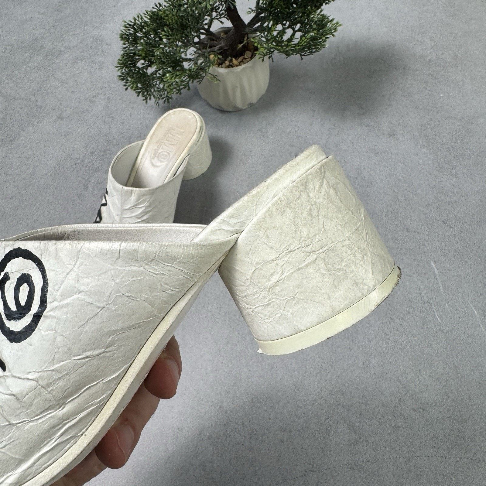 Maison Margiela Maison Margiela MM6 Mules White Size 37 Clogs US 7 Size US 7 / IT 37 - 4 Thumbnail