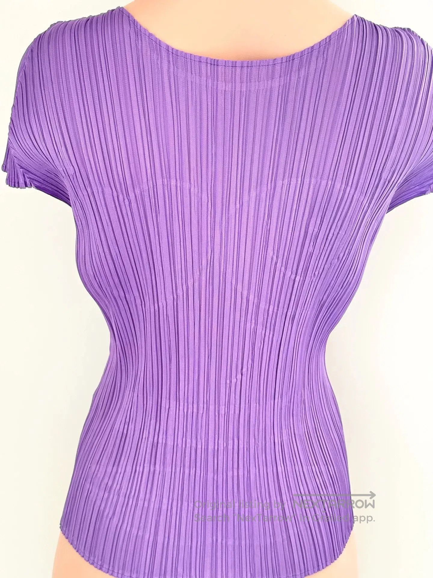 Issey Miyake Issey Miyake Pleats Please Purple T-Shirt. Size L / US 10 / IT 46 - 4 Thumbnail