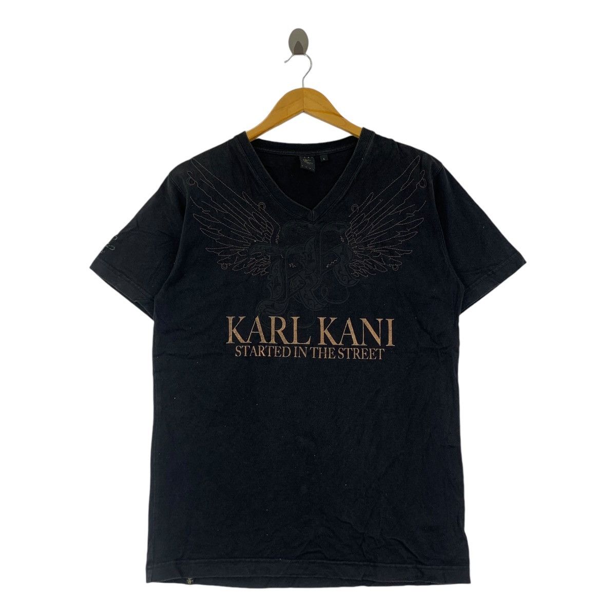 Karl Kani KARL KANI HIP HOP Live Life Rap Wings Tee Shirt Size US L / EU 52-54 / 3 - 1 Thumbnail