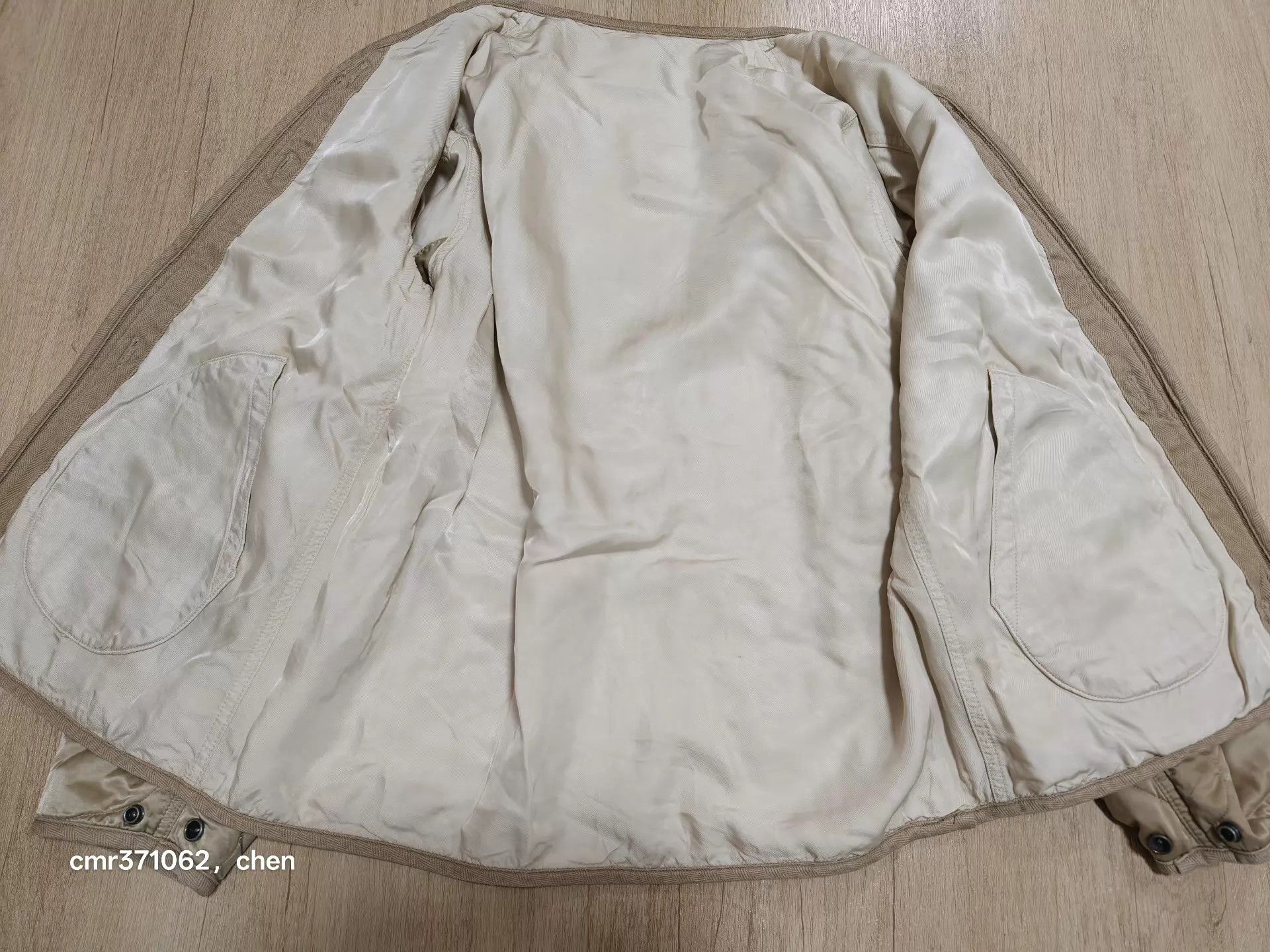 Visvim visvim 19aw iris liner jkt beige 1 Used 2-sided Embroidered Size US S / EU 44-46 / 1 - 6 Thumbnail