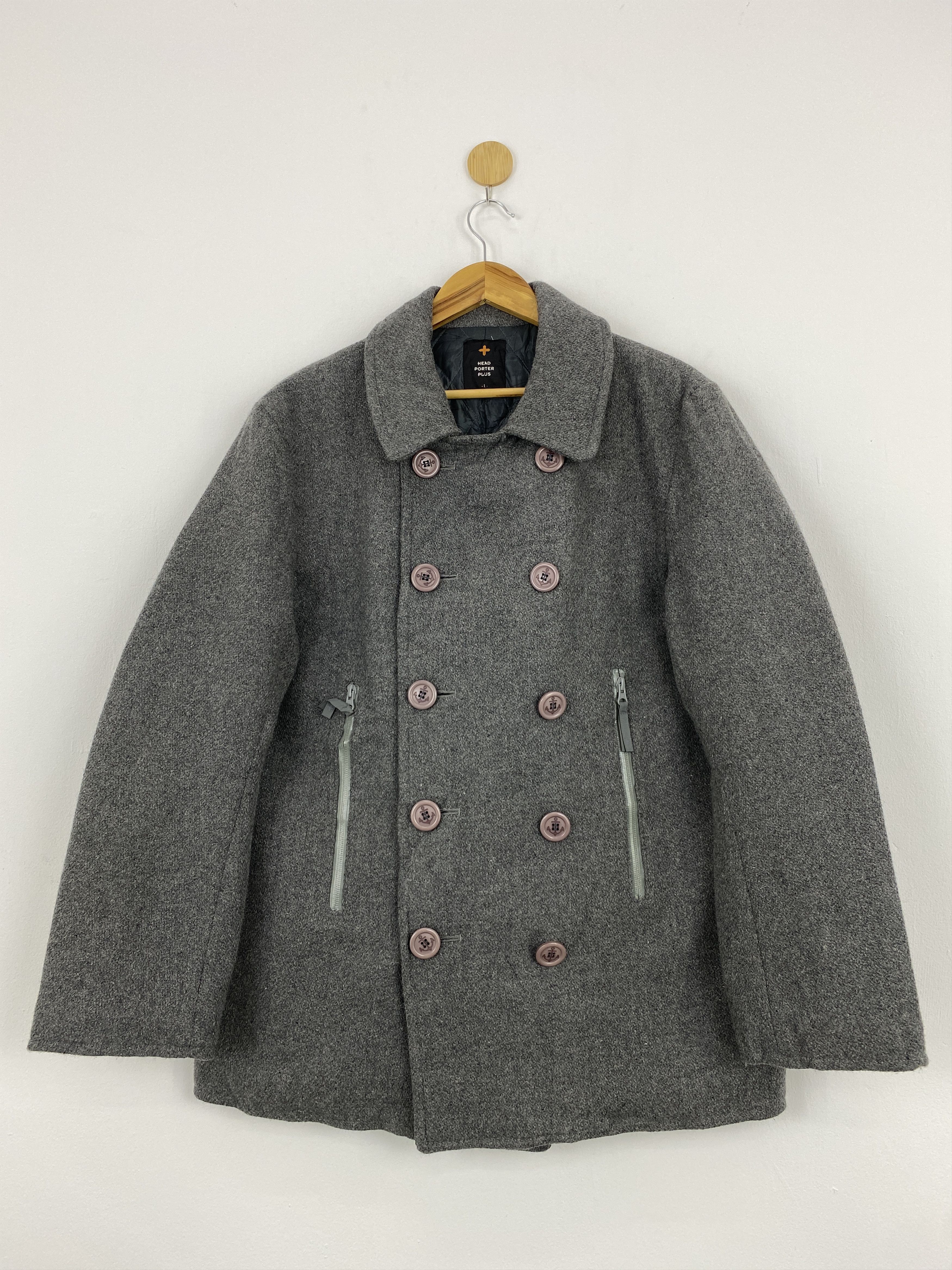Head Porter Vintage Head Porter Double Breasted Men Coat Jacket J1748 Size US L / EU 52-54 / 3 - 1 Thumbnail