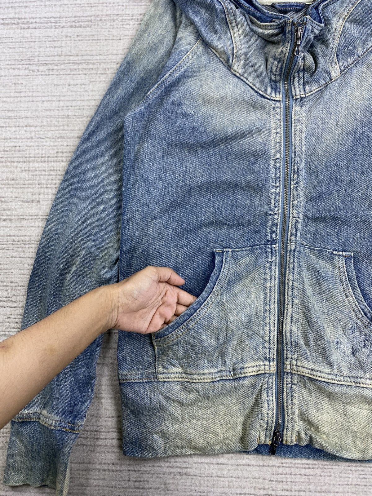 GOA Vintage GOA Genuine Vintage Washed Blue Rare Jacket Size US M / EU 48-50 / 2 - 7 Thumbnail