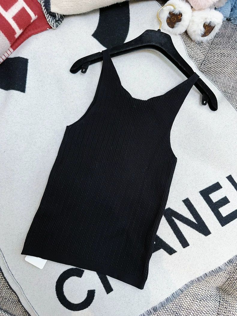 Chanel Chanel 22P black lion buckle knitted suspender Size XS / US 0-2 / IT 36-38 - 2 Thumbnail