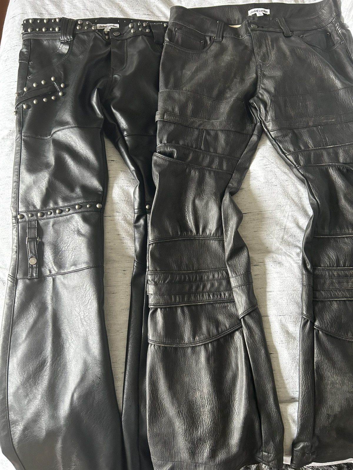 Jaded London Jaded London Studded Bootcut Pants & Moto Drift Trousers Size US 32 / EU 48 - 1 Thumbnail