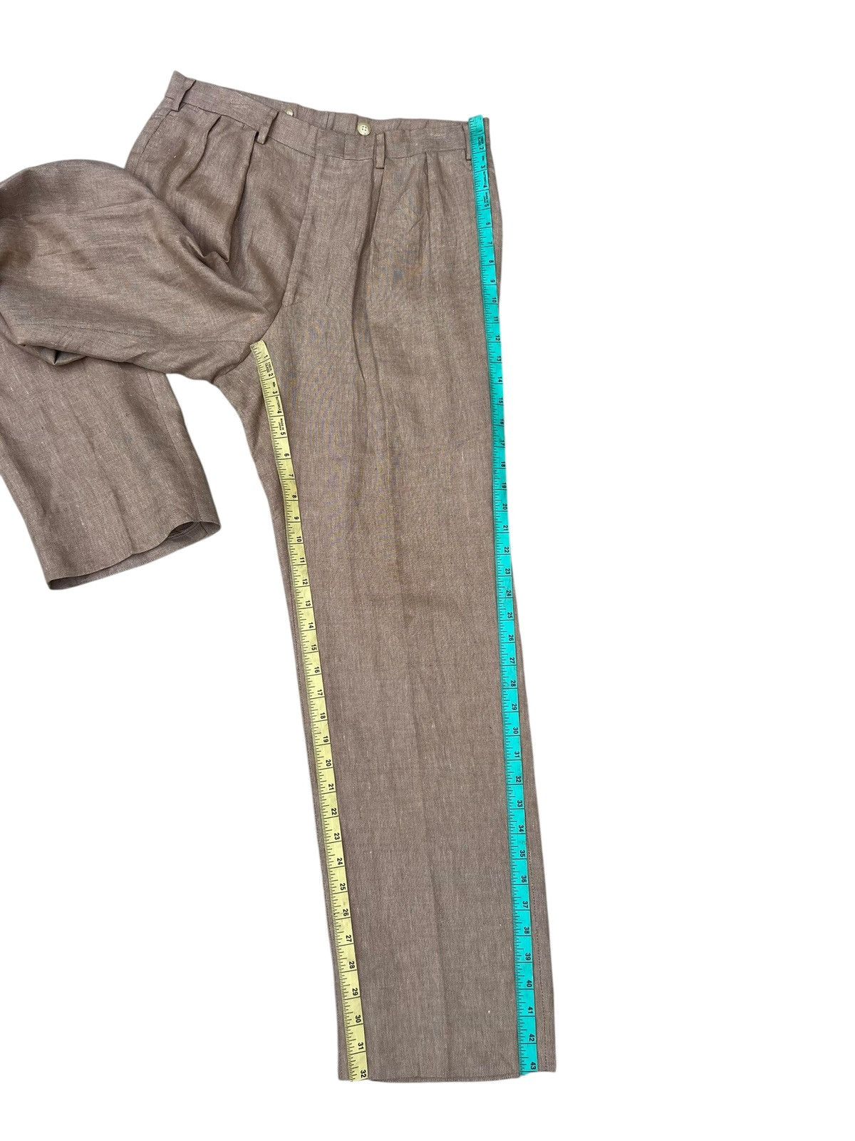 b*a様 90s polo by Ralph Lauren linen pant 90s Polo Ralph Lauren Cotton/Linen Two Tuck Sla