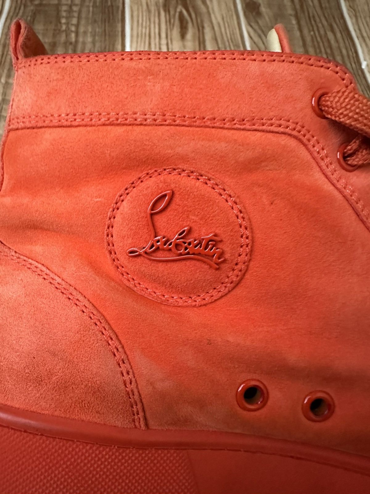 Christian Louboutin Christian Louboutin Louis Spikes Red Bottoms Sneakers Size US 11 / EU 44 - 14 Thumbnail